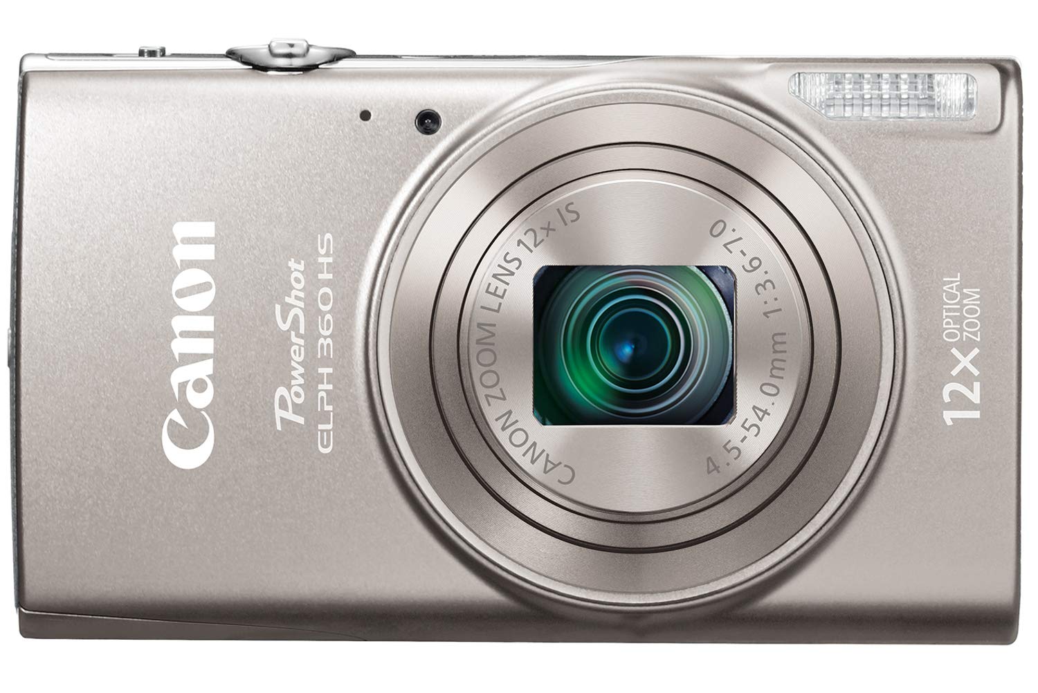 Canon Powershot Elph 360 Digital Camera W/ 12X Optical Zoom And Image Stabilization   Wi Fi & Nfc Enabled (Silver)