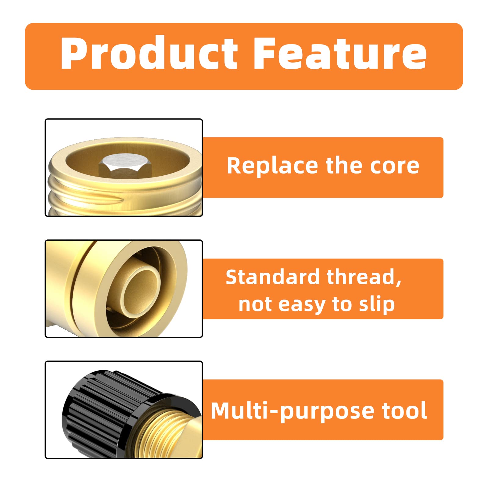 Gasher 10Pcs 1/4'' Brass Inflation Schrader Valve (Dot Approved) With Push Connection, 1/4'' Od Air Line Tubing, Air Line And Ai