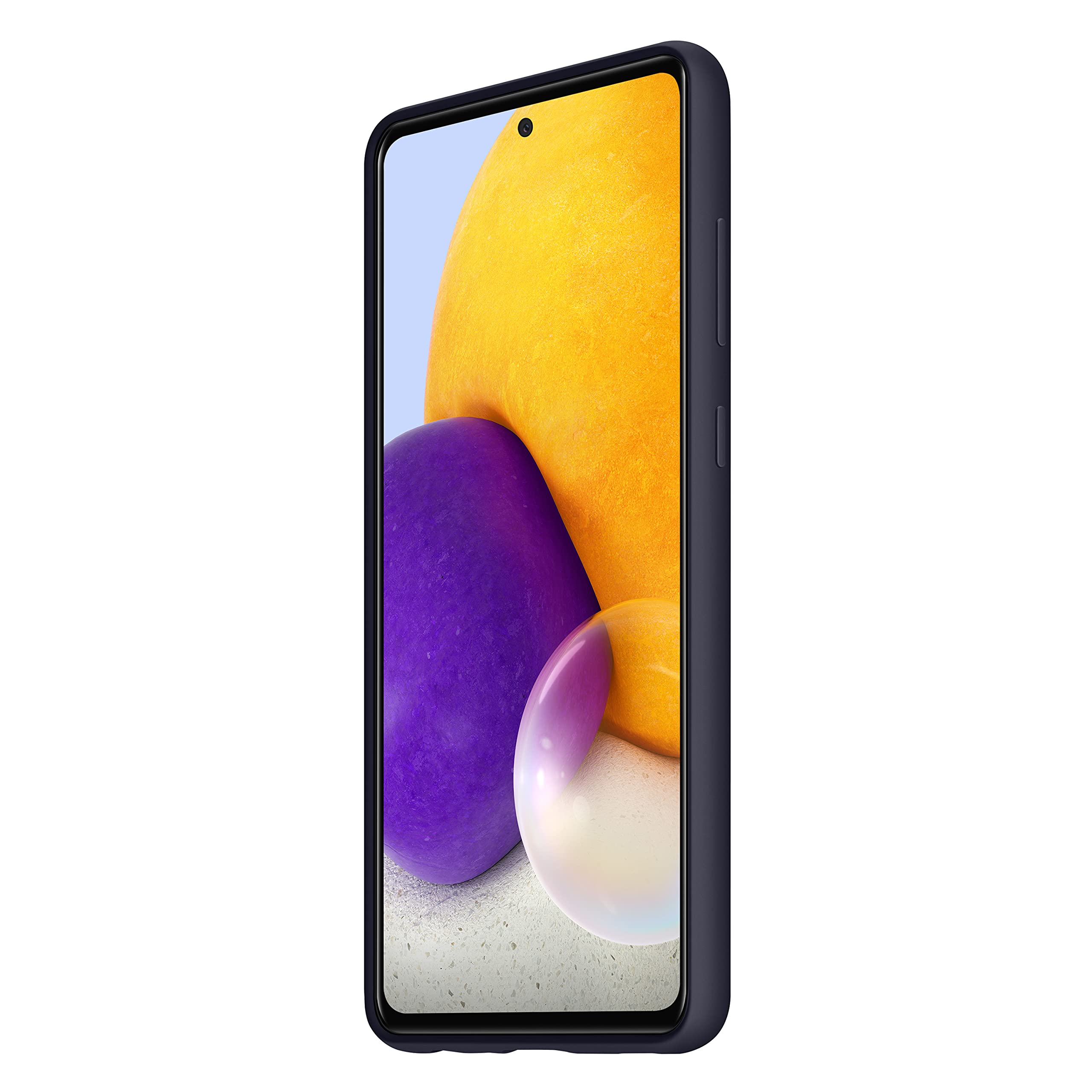 Samsung Compatible A72 Silicone Cover Black