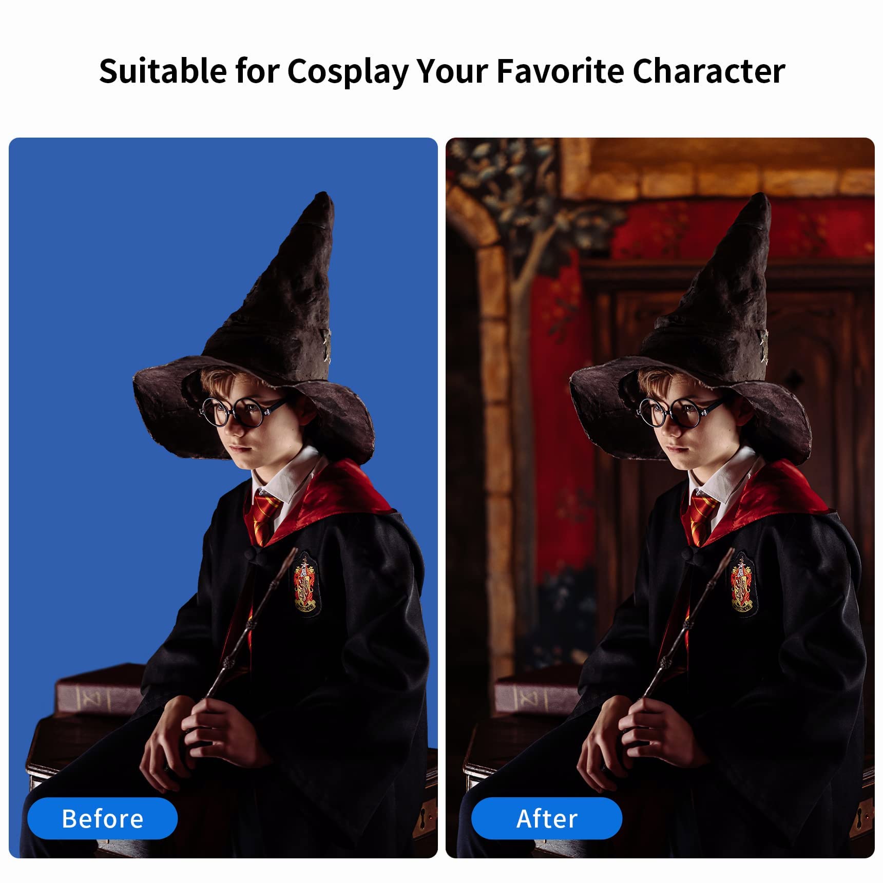 Selens Pop Up Backdrop Collapsible Background 2 In 1 Backdrop With Carry Bag, For Photo Studio Portrait Video Conference Vlog Yo