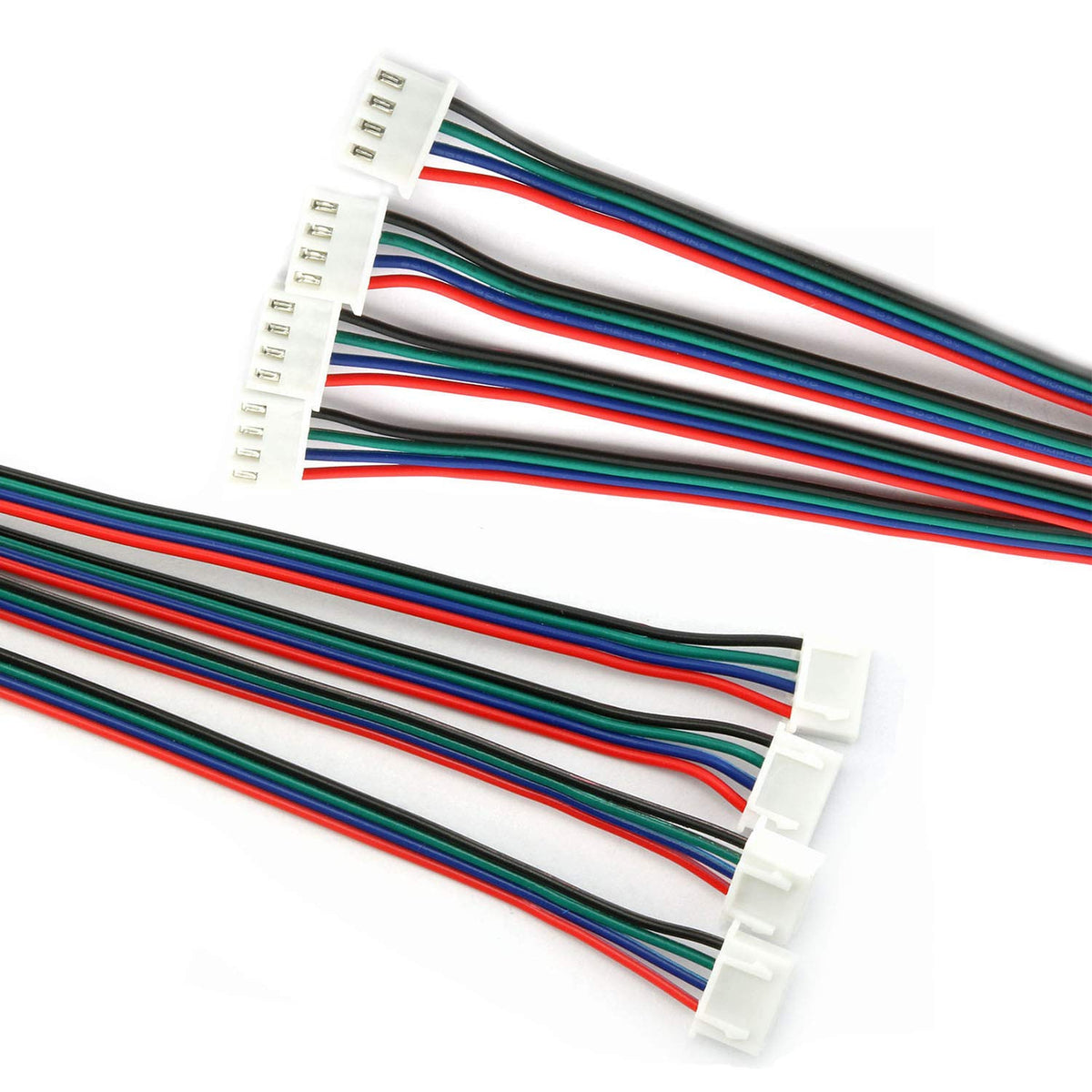 Ruiling 4Pcs 1.5M 59 Inch Stepper Motor Cables Lead Wire Hx2.54 4 Pin To 6 Pin