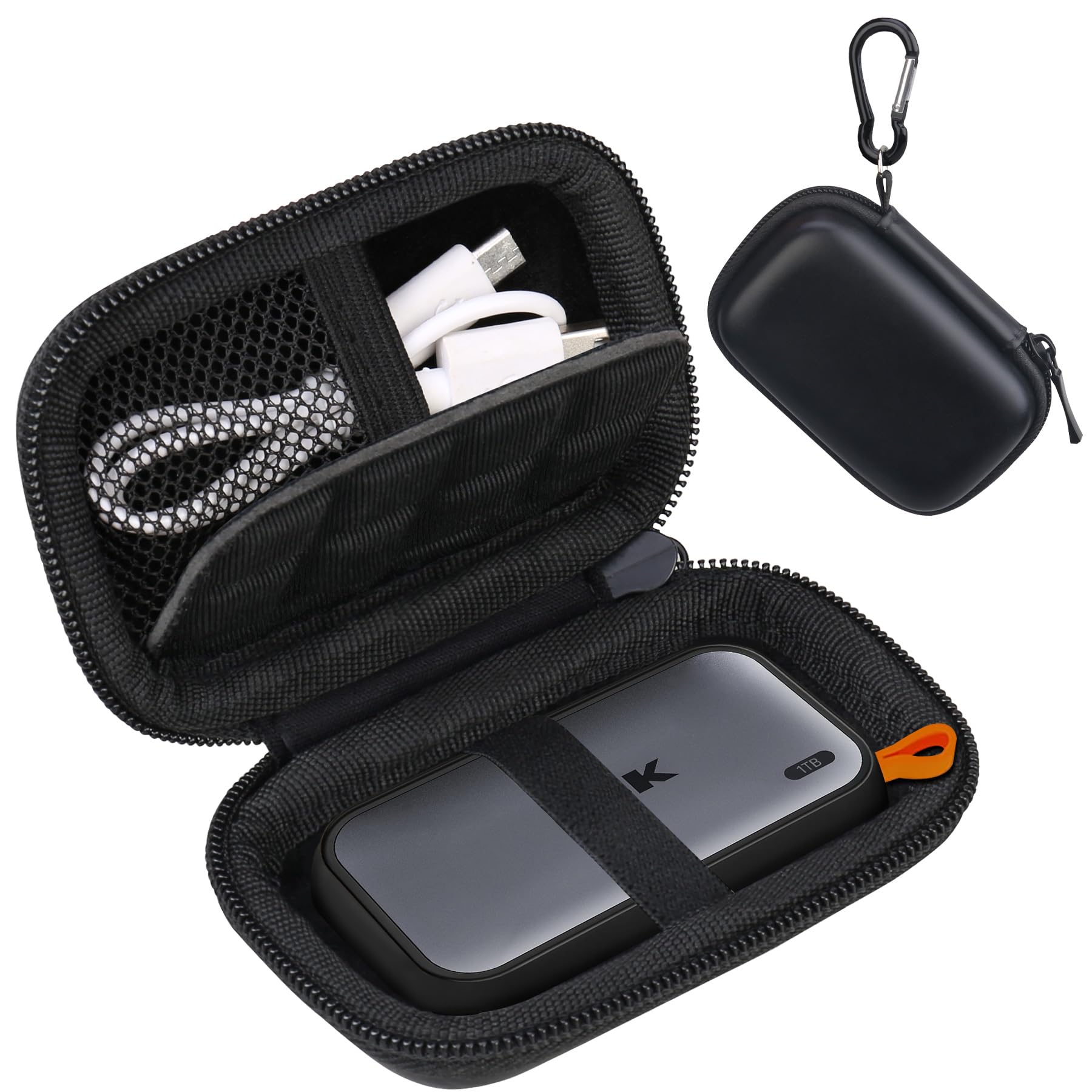 Lacdo Hard Carrying Case For Ssk Portable Ssd External Solid State Drives 250Gb 500Gb 1Tb 2Tb Ssd External Hard Drive Usb 3.2 Ge