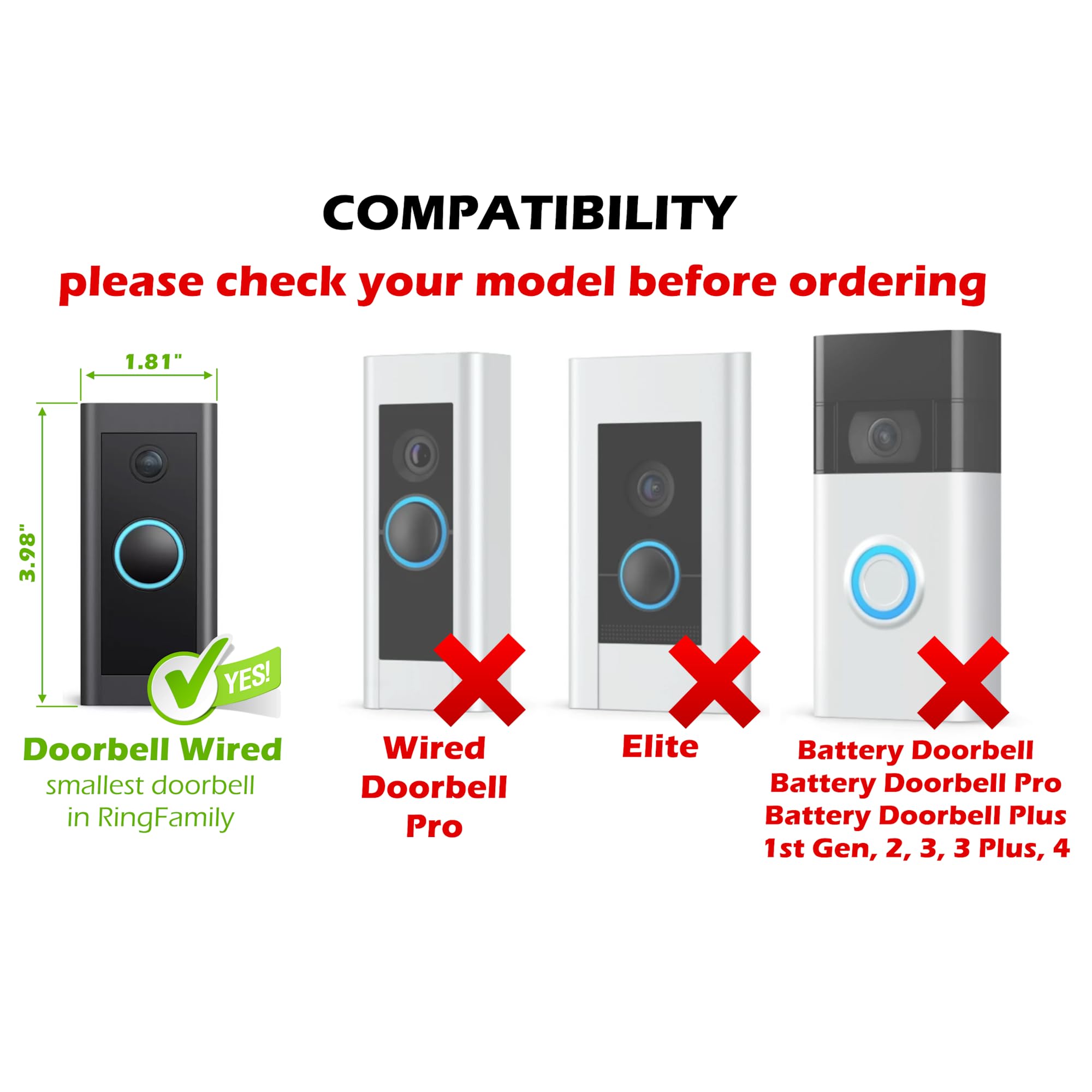 Mars Outpost Ringwired Cover Hood Shield For Rain Glare Sun Shade Protection, Black Plastic, Wall Mount