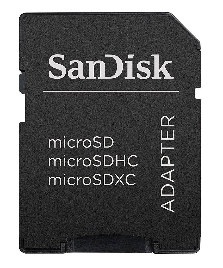SanDisk MicroSD to SD Adapter, Black, Compatible with 32GB Memory Cards, Bulk Packaged, High-Quality Performance