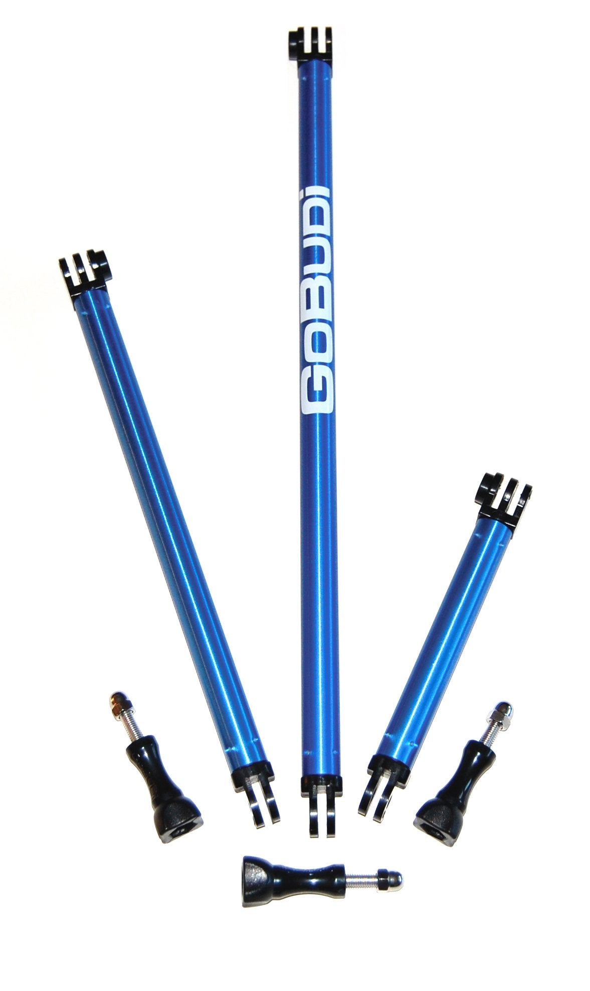Gobudi Extension Pole Set Compatible With All Gopro Hero Cameras, Includes Bolts (3 Fixed Set)