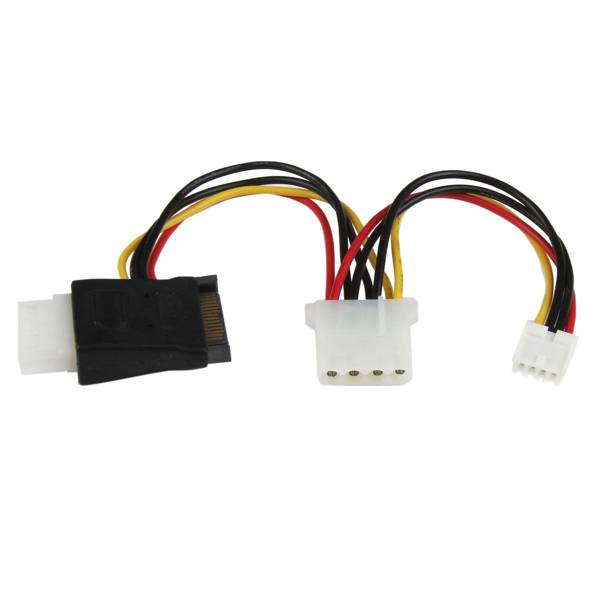 Startech.Com Lp4 To Sata Power Cable Adapter With Floppy Power (Lp4Satafmd)