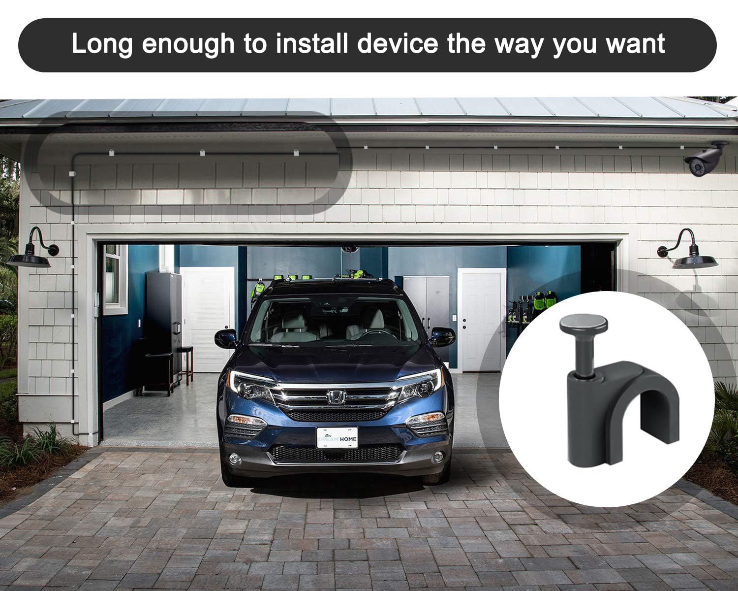 Itramax Micro Usb Power Cable 30 Ft (2 Pack),Flat Micro Usb Charging Power Cord,Charger For Wyze Cam V3 V4,Yi Cam,Nest Cam,Blink