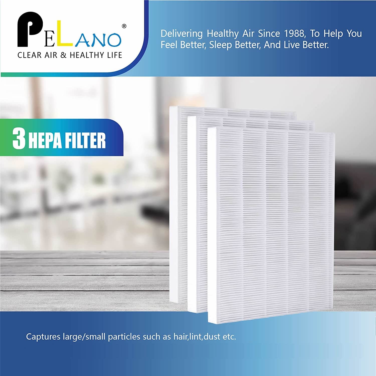 3Pack C545 Hepa Replacement Filter Compatible For Winix C545, Hepa Filter S, Part Number 1712 0096 00 And 2522 0058 00