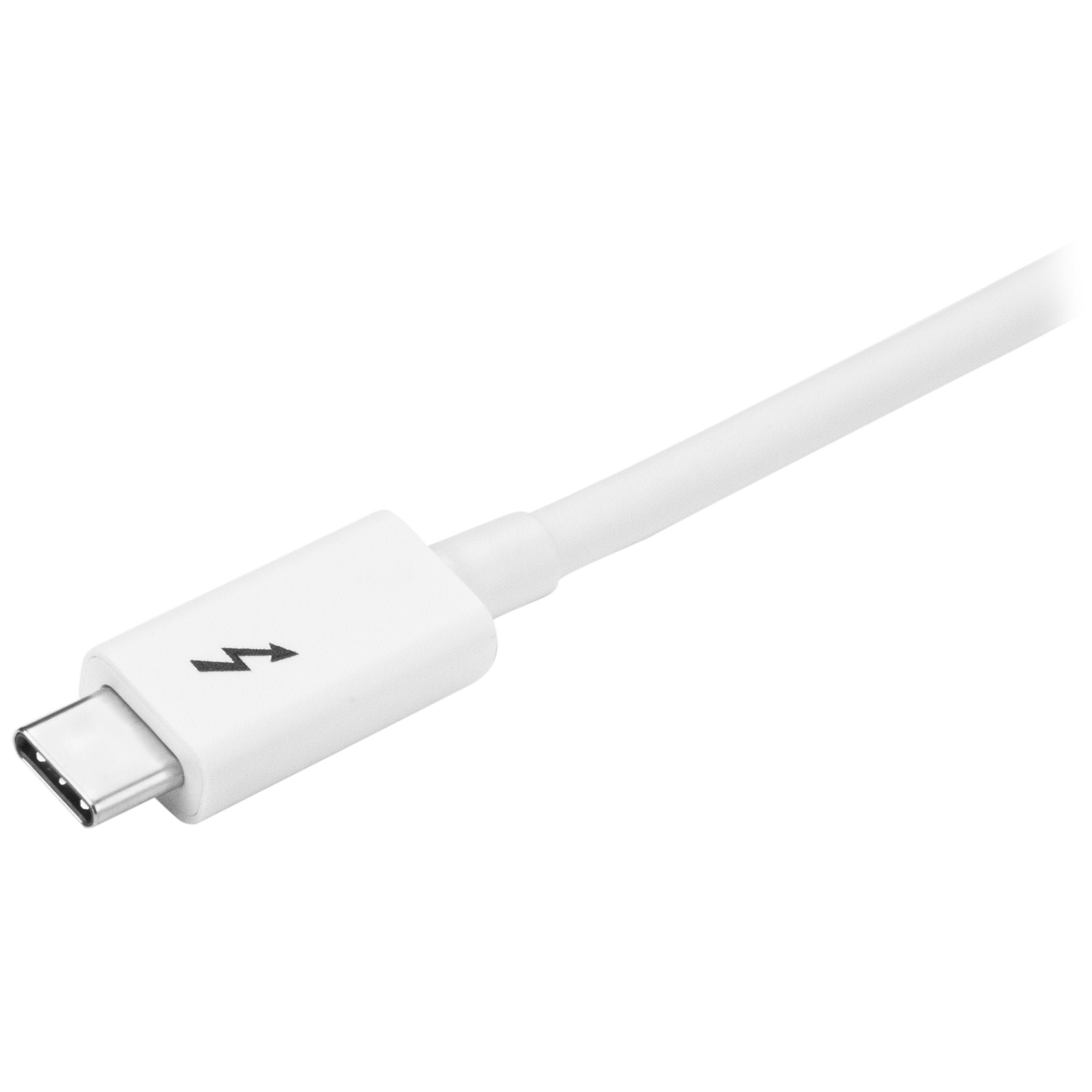Startech.Com 3.3Ft (1M) Passive Thunderbolt 3 Cable, 20Gbps, 100W Pd, 4K Video, Thunderbolt Cable, Compatible With Usb4/Dp Alt M