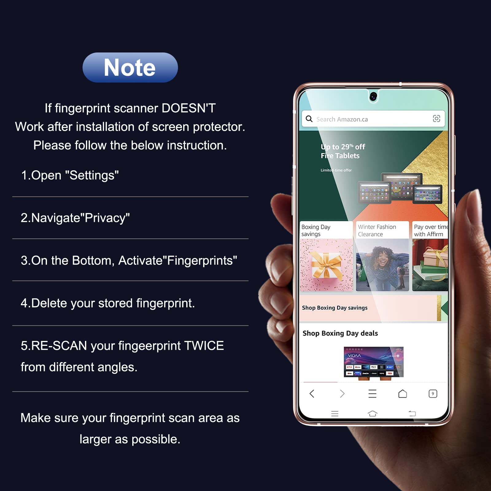 Uniqueme [2+2 Pack Compatible With Samsung Galaxy S21 Plus 6.7 Inch Privacy Screen Protector And Camera Lens Protector?Support F