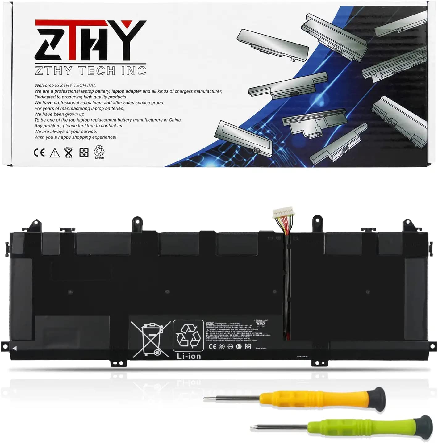 Zthy Su06Xl Battery Replacement For Hp Spectre X360 15 Df 15T Df 15 Df0Xxx 15 Df1Xxx 15T Df100 15 Df0013Dx 15 Df1033Dx 15 Df0033
