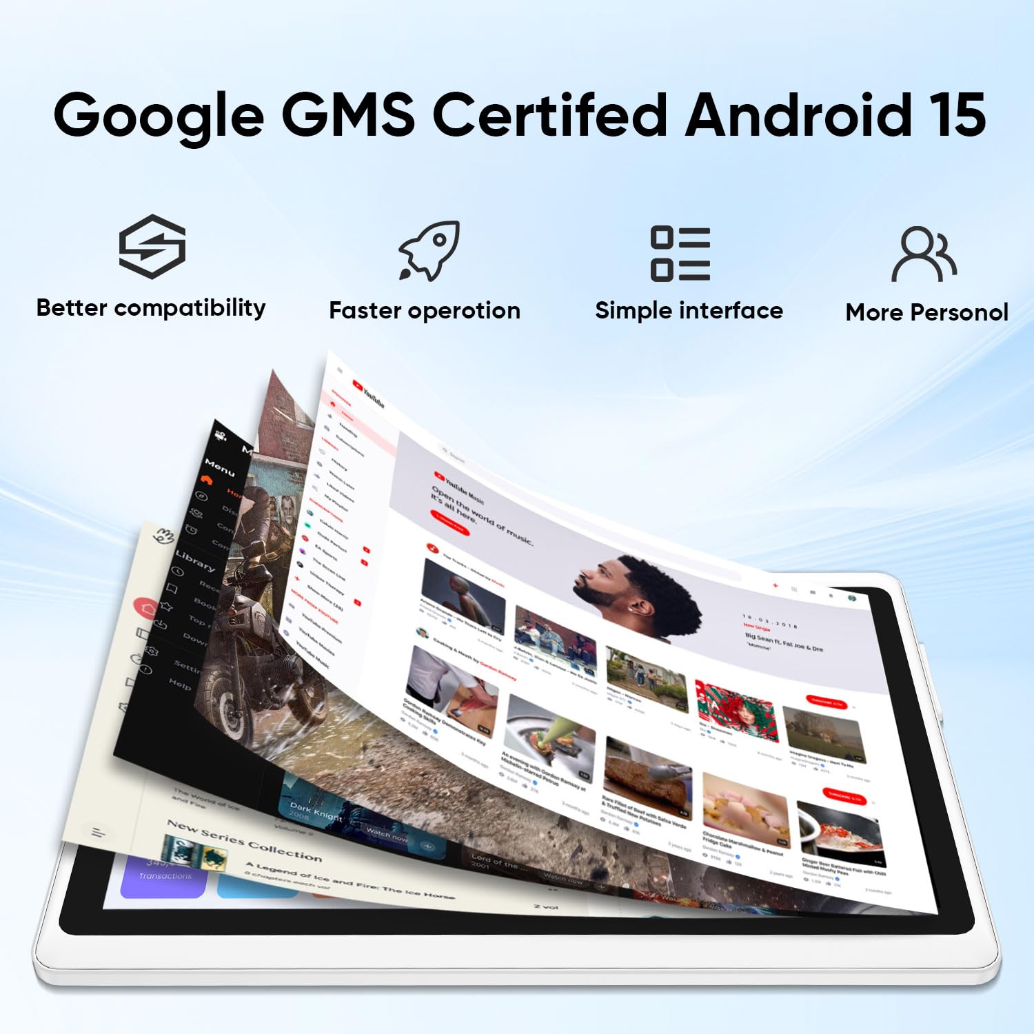 Hnvhnv Android 15 Tablet 7 Inch Tablet, 9Gb Ram 32Gb Rom 1Tb Expansion, Quad-Core Processor, Dual Camera, 5G/2.4G Wifi, Bluetoot