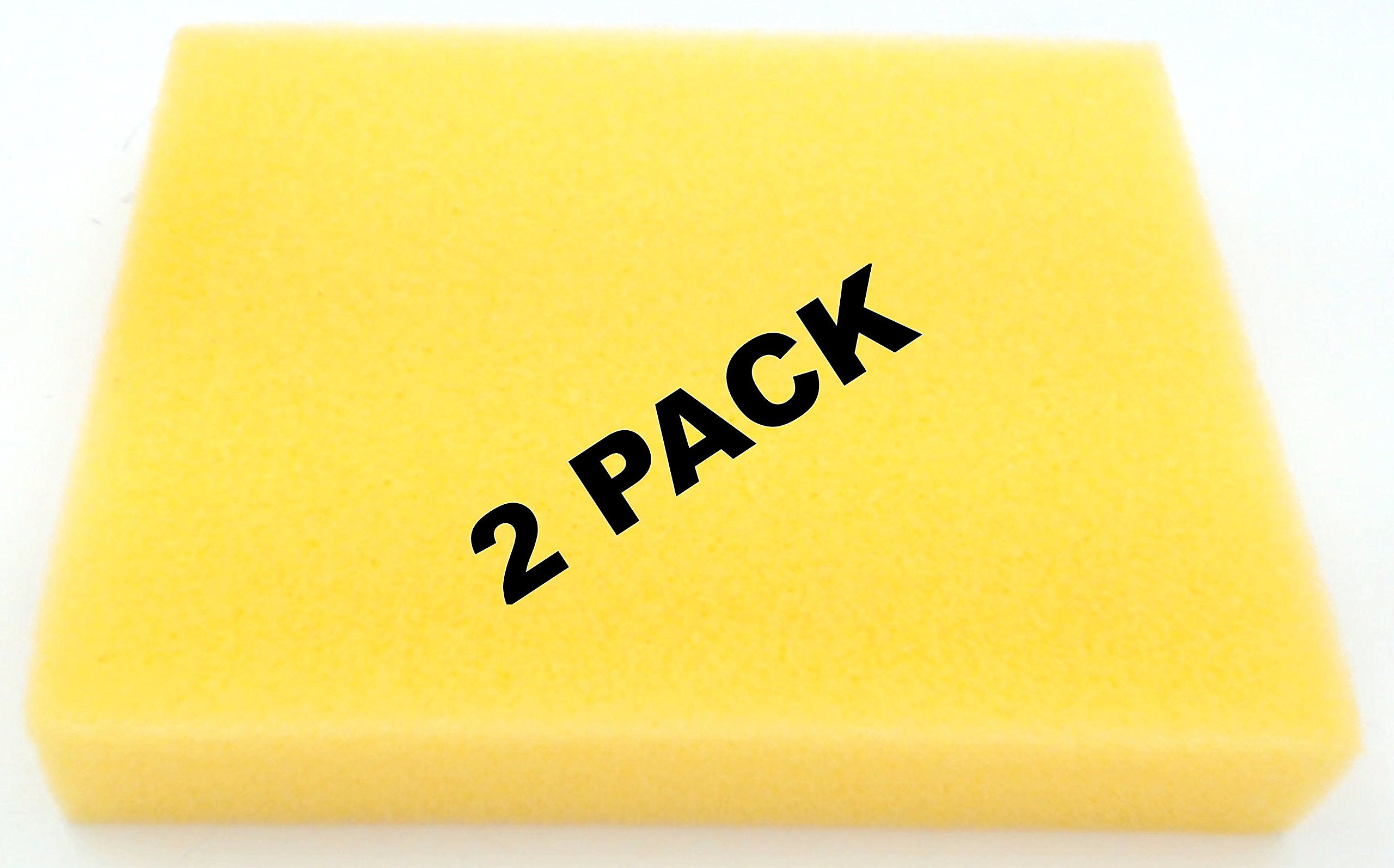 Seneca River Trading 2 Pk, Bissell Aeroswift Vacuum Foam Filter, Yellow, 1600304