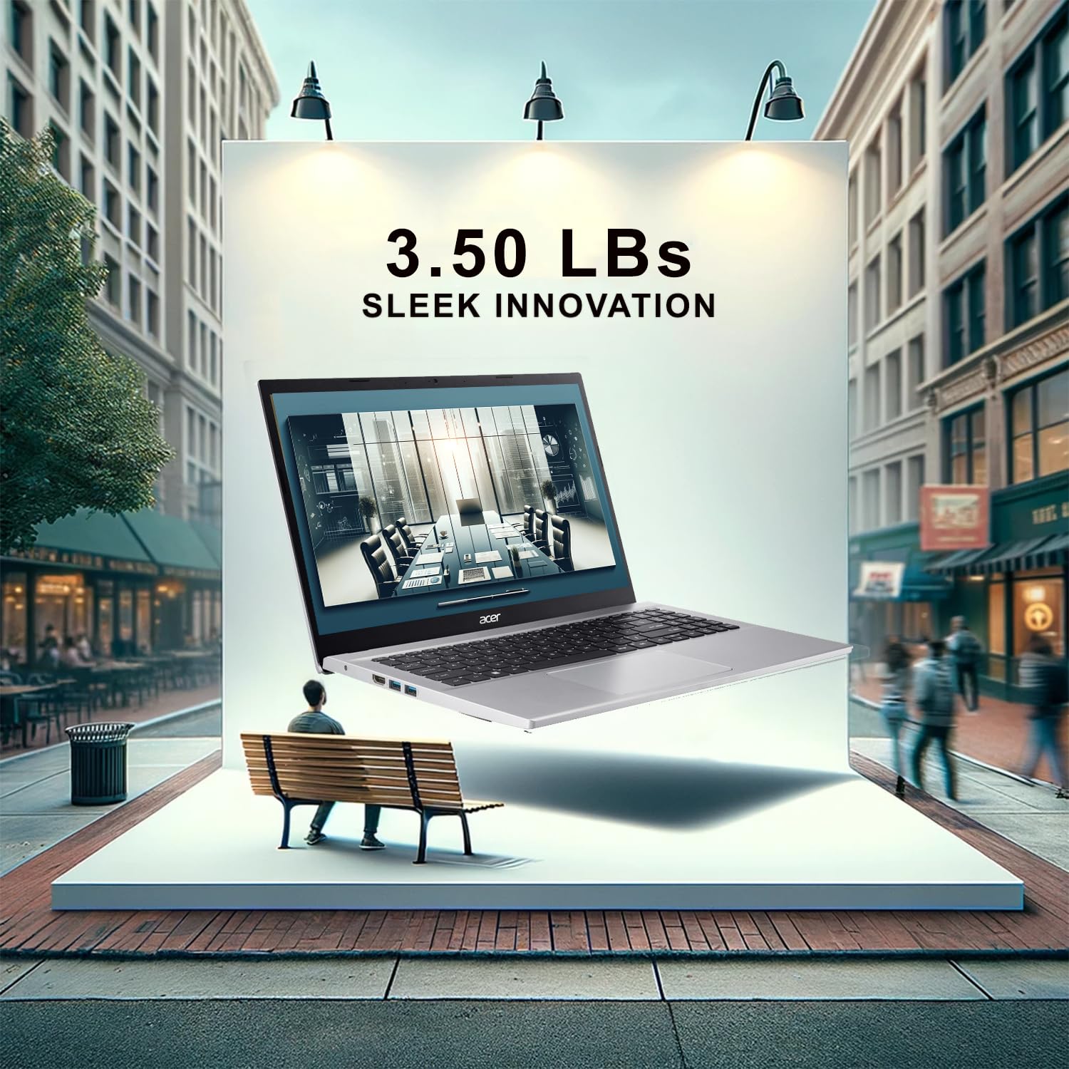 Acer Aspire Premium Laptop | 32Gb Ram | 1Tb Ssd |15.6'''' Fhd Display | Amd Ryzen 5 5500U (Beats I7 1250U) | Long Battery Life |