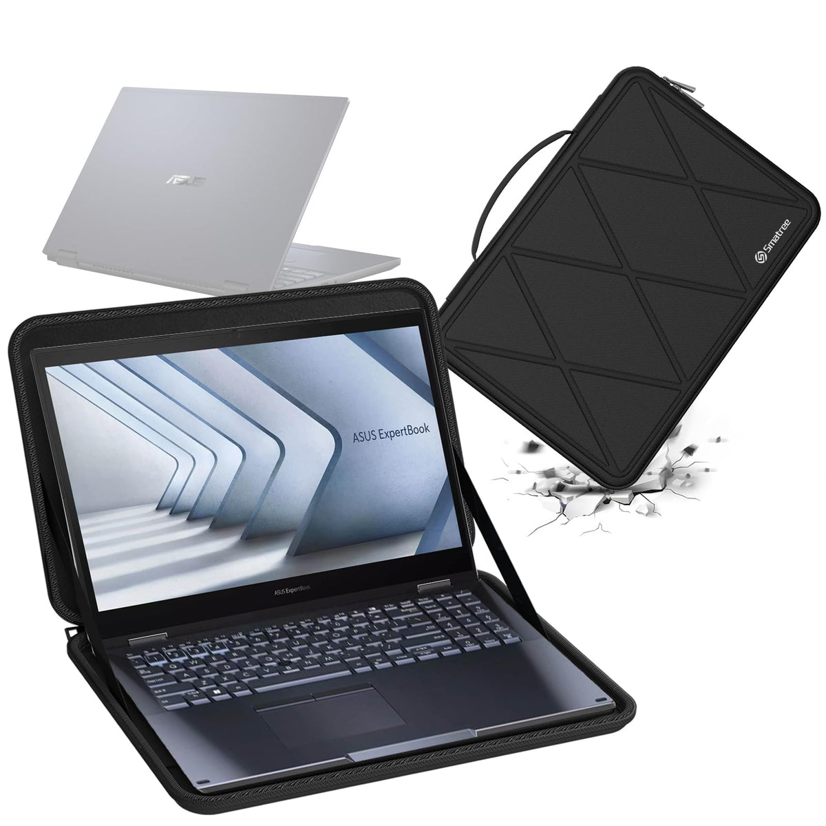 Smatree Hard EVA Protective Sleeve Case Compatible for 14 inch ASUS ExpertBook B2 Flip B2402F, for 14 inch ASUS ExpertBook B2 B2402C Laptop Hard Sleeve (X8266)