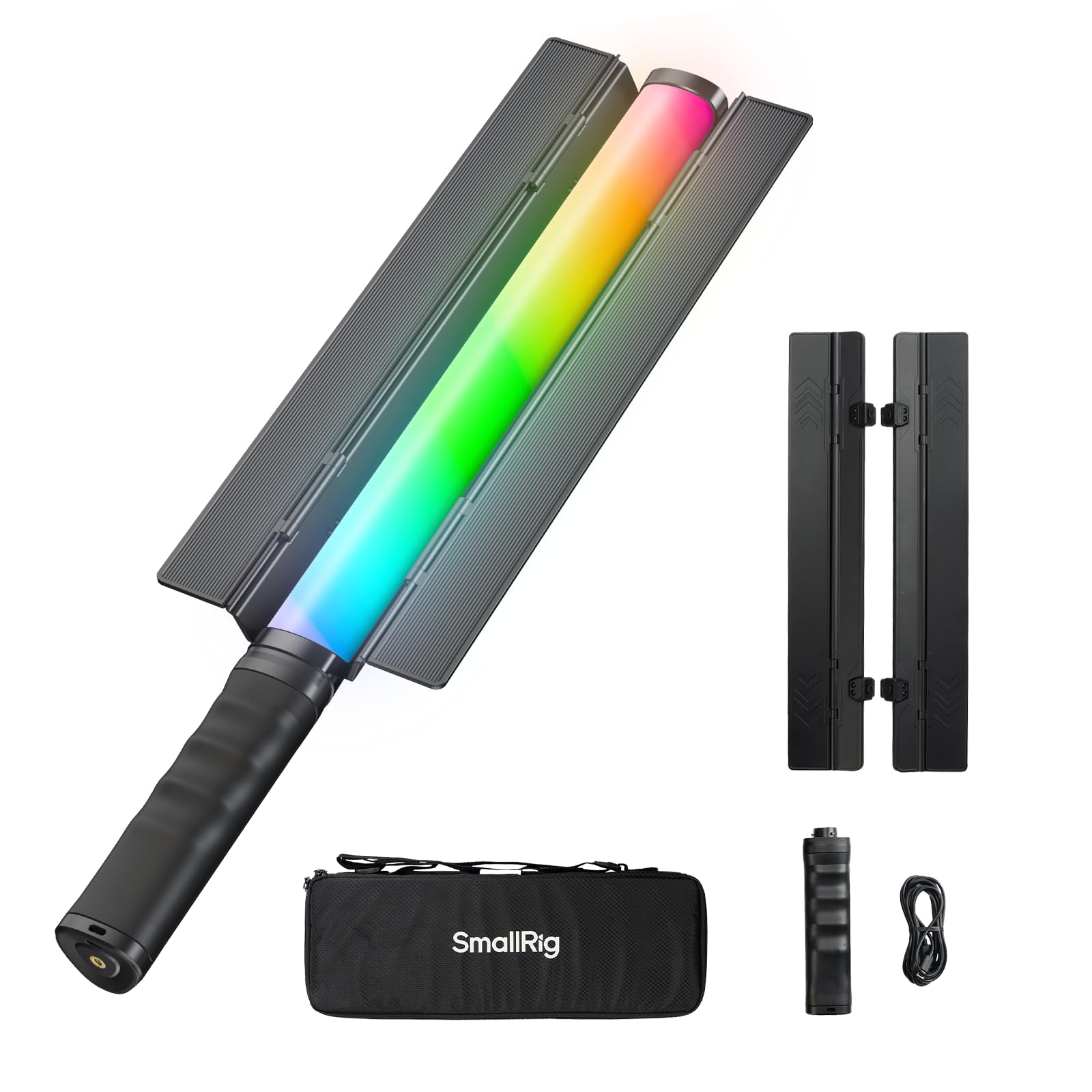 Smallrig Rt25 Rgb Tube Light Stick Kit, 25W Rgbww Led Light Wand, Ip54 Waterproof, Handheld Light Bar, Cri96+, Tlci98+, 2500 100