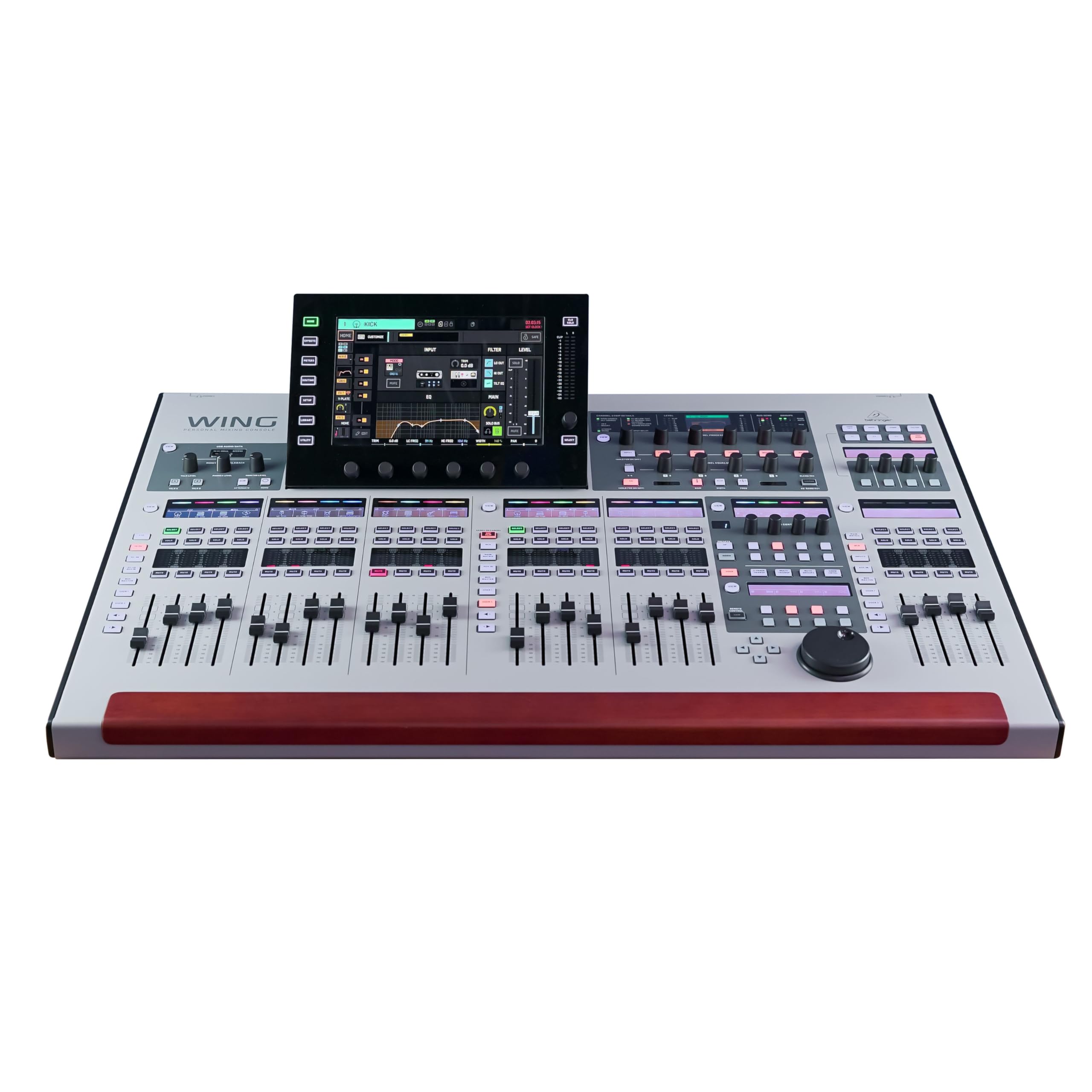 Behringer Wing 48 Channel, 28 Bus Full Stereo Digital Mixing Console With 24 Fader Control Surface And 10 Touch Screen
