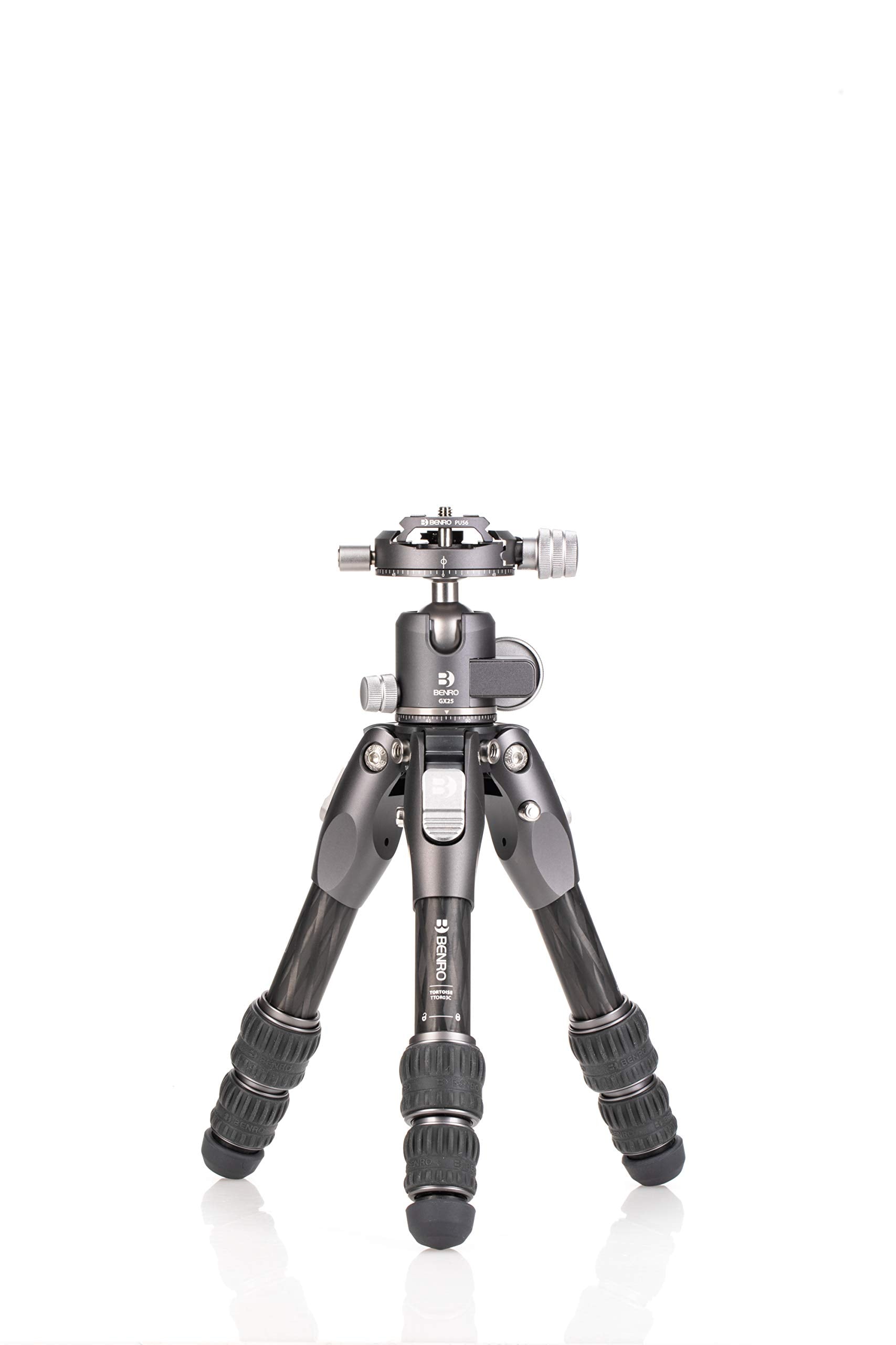 Benro Tortoise Series TTOR03C Columnless Carbon Fibre Tripod and GX25 3 Sections Head