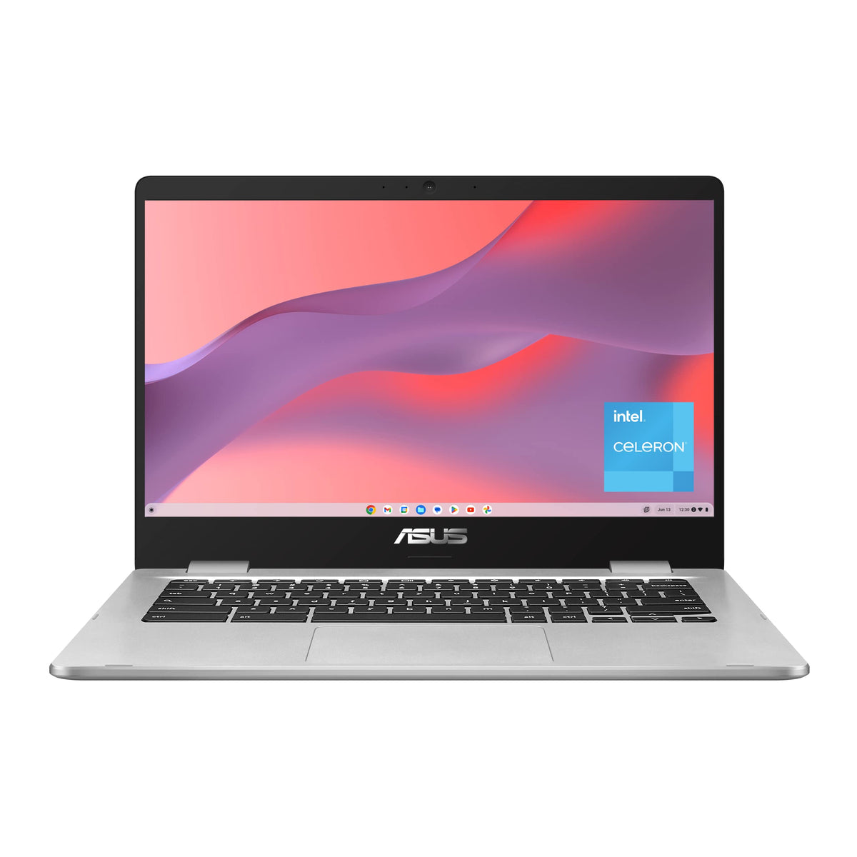 Asus C424Ma As48F Chromebook C424, 14.0'' 180 Degree Fhd Nanoedge Display, Intel Dual Core Celeron Processor, 4Gb Lpddr4 Ram, 12