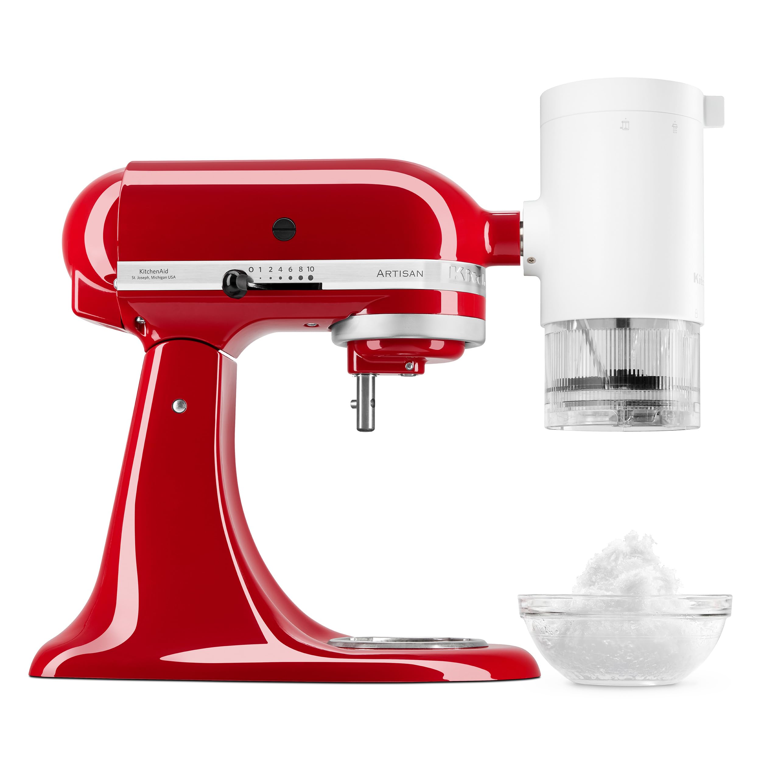 Kitchenaid Shave Ice Attachment, Ksmsia, White, 4 Molds