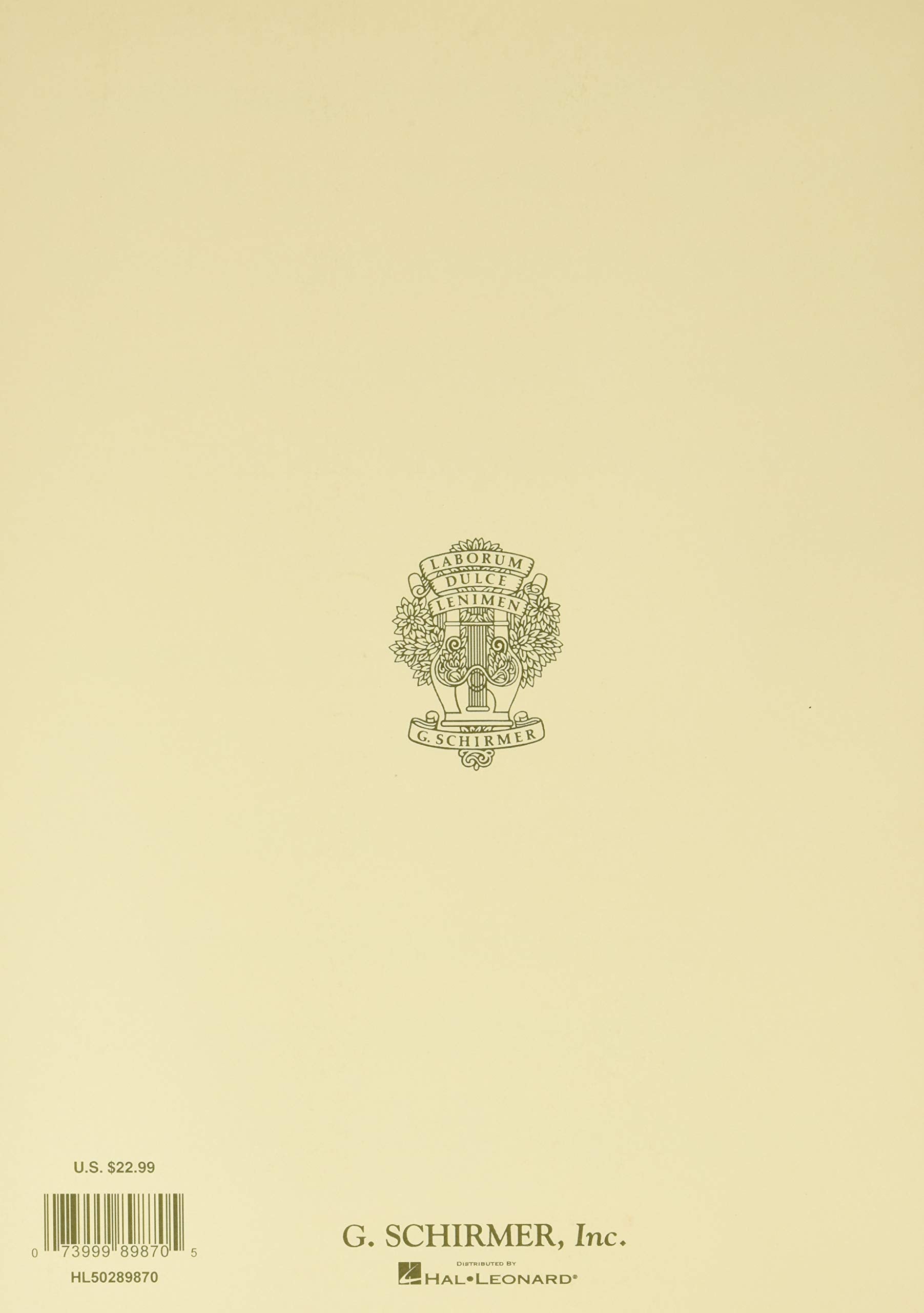 G. Schirmer Ed3546 Paul Creston Concerto For Alto Saxophone, Alto Sax/Piano