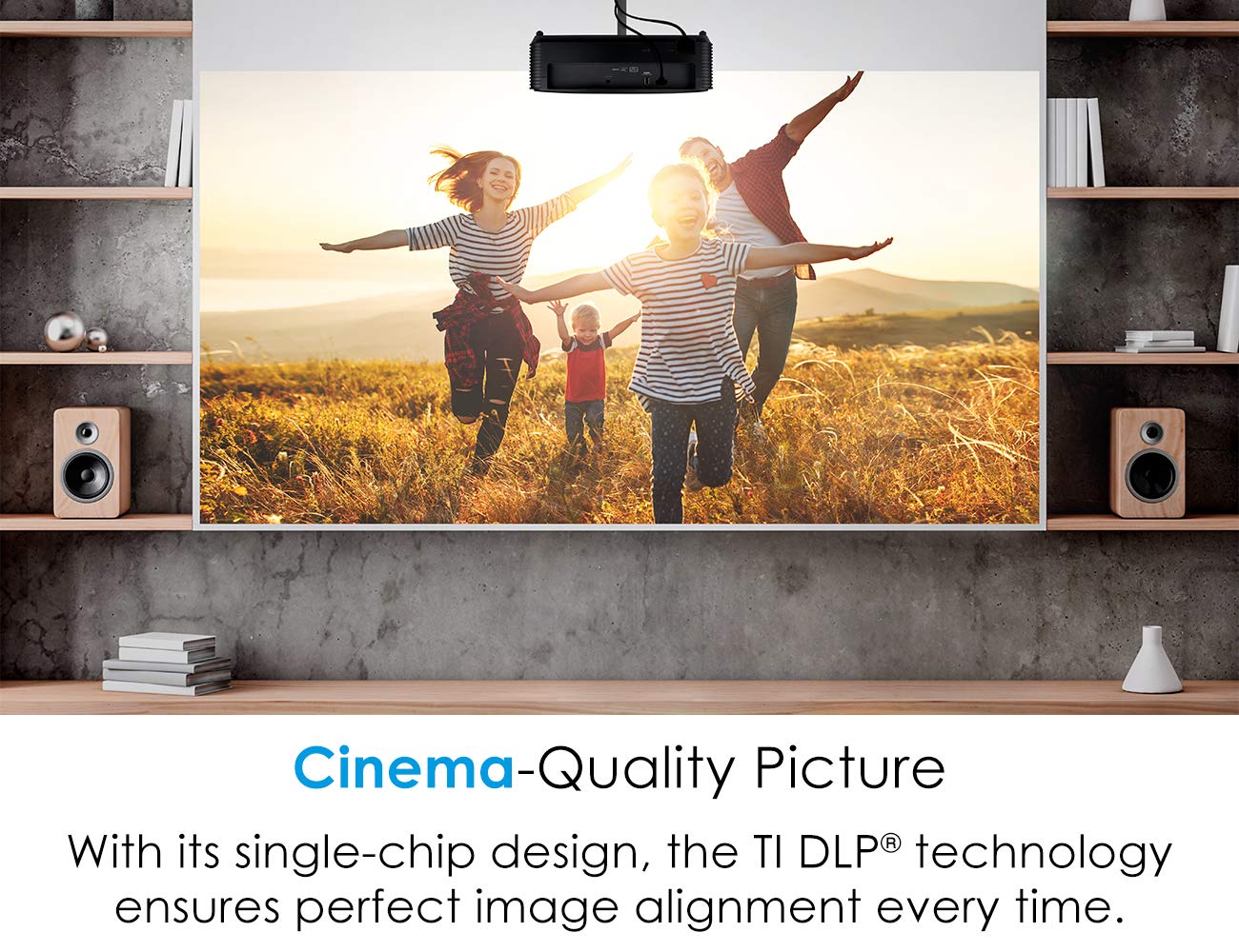 Optoma Hd146X High Performance Projector For Movies & Gaming | Bright 3600 Lumens | Dlp Single Chip Design | Enhanced Gaming Mode 16Ms Response Time