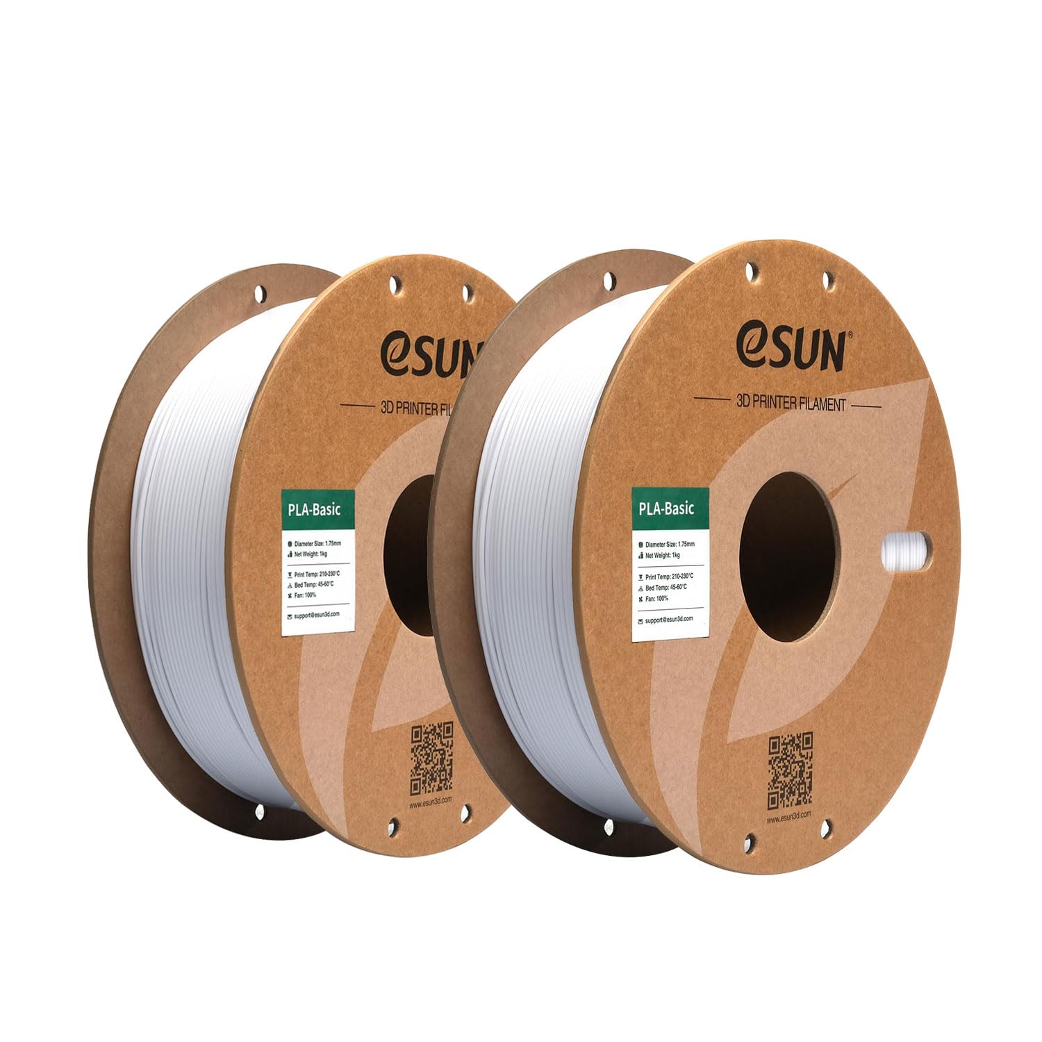 eSUN PLA Basic Filament 1.75mm, 1KG Spool (2.2 LBS) High Speed Printing 3D Printer PLA Filament, Designed for Fast Printing, Col