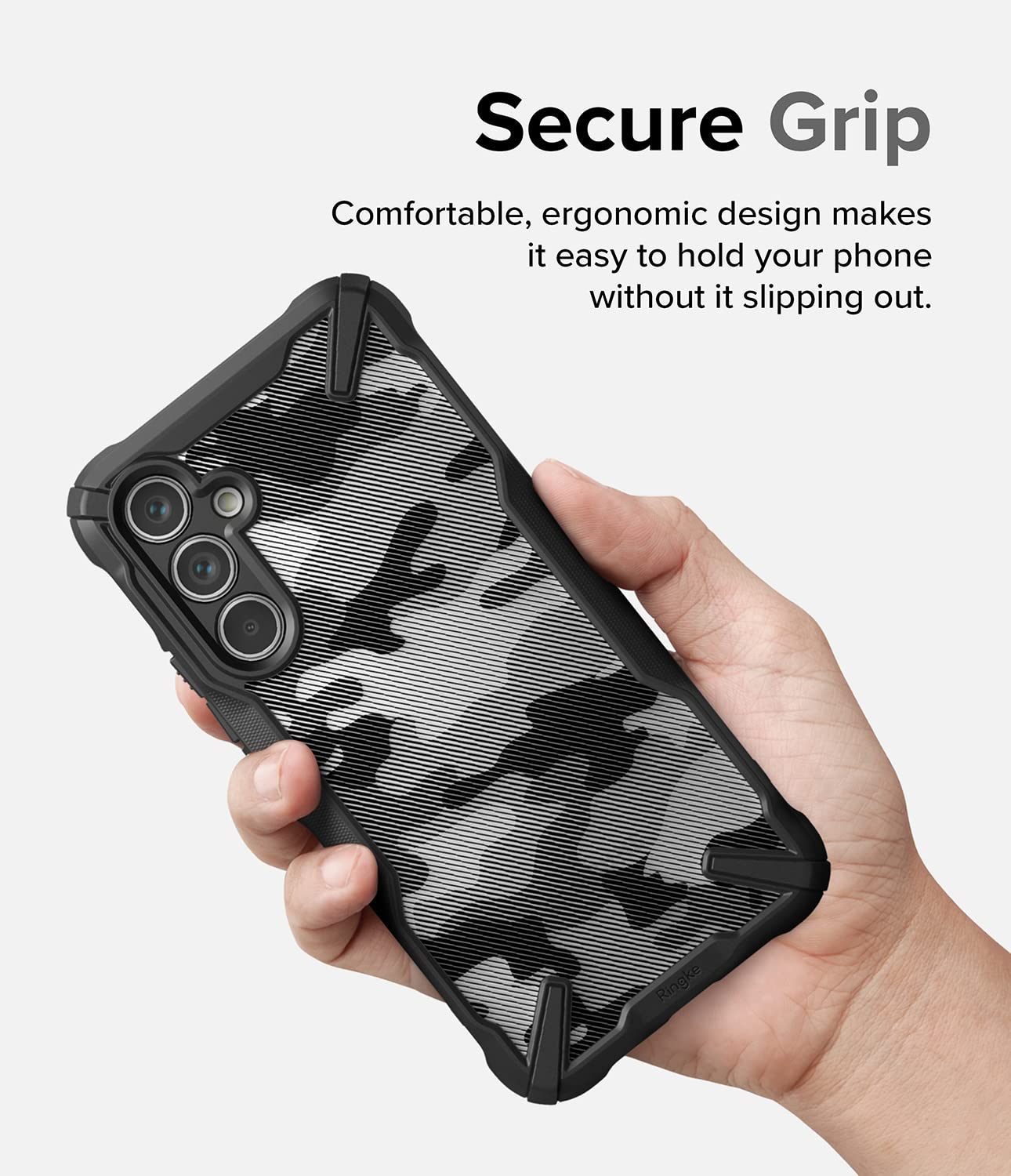 Ringke Fusion X [Military Design] Compatible With Samsung Galaxy A54 5G Case, Camouflage Hard Back Cover Shockproof Advanced Pro
