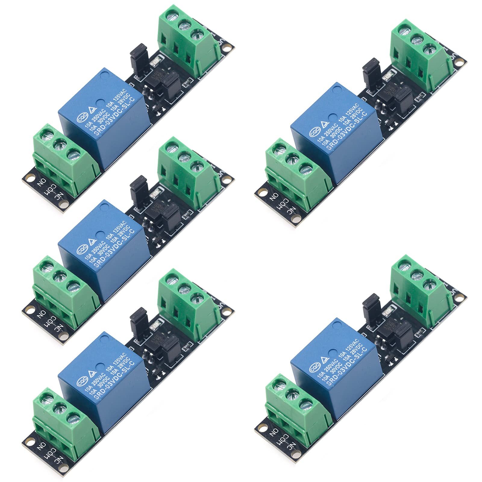 Anmbest Relay Module With Optocoupler High/Low Level Trigger For Arduino (3, 3V Relay 1 Channel)