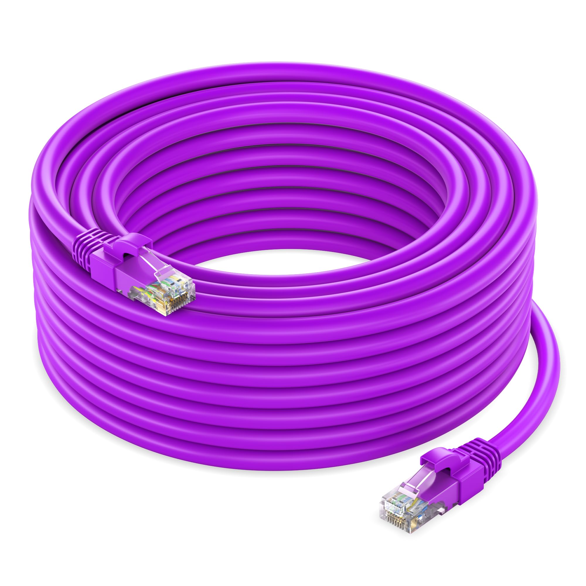 Maximm Cat 6 Ethernet Cable - 40 ft High-Speed LAN, Internet, Patch, and Network Cable - UTP, 10Gbps, 550MHz Ethernet Cord - Pur