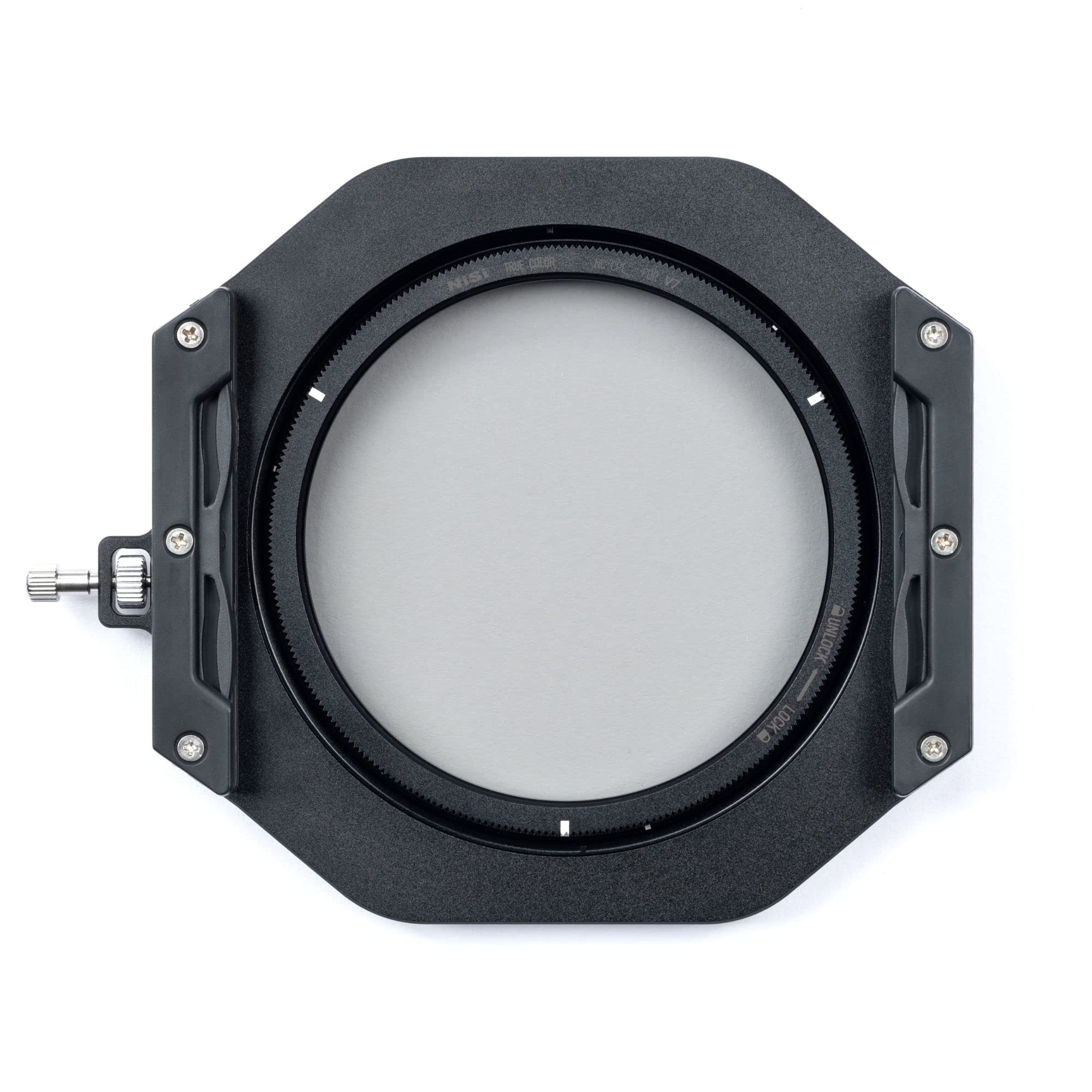 NiSi V7 100mm Filter Holder Kit | Square Holder for up to 3 Size 100x100mm/100x150mm Filters, 82mm Ring with Integrated True Col