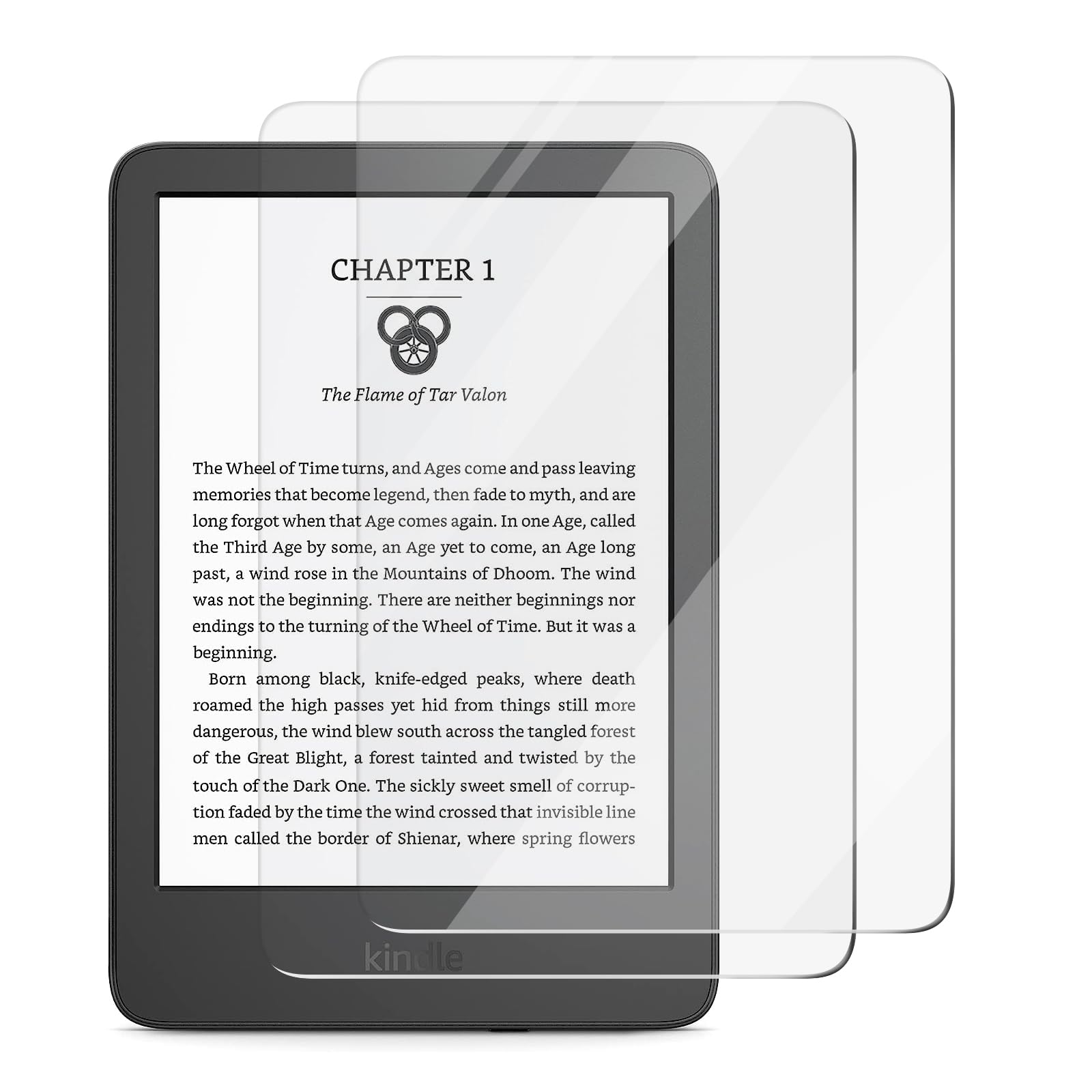 Bhqrjmv [2 Pack] Tempered Glass Screen Protector For All New Kindle Paperwhite 6.8 Inch/Kindle Paperwhite Signature Edition 6.8 