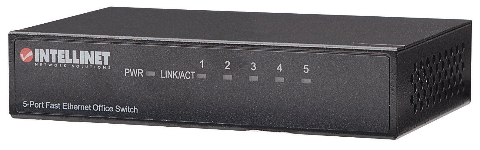 Intellinet 5 Port 10/100Mbps Fast Ethernet Office Switch (Metal) (523301)