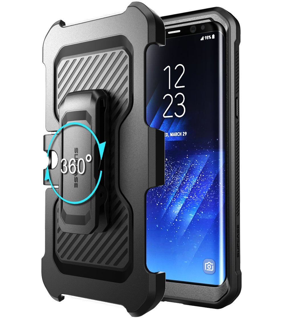 Supcase Unicorn Beetle Pro Series Phone Case For Samsung Galaxy S8 Plus, Full Body Rugged Holster Case With Built In Sp For Gala