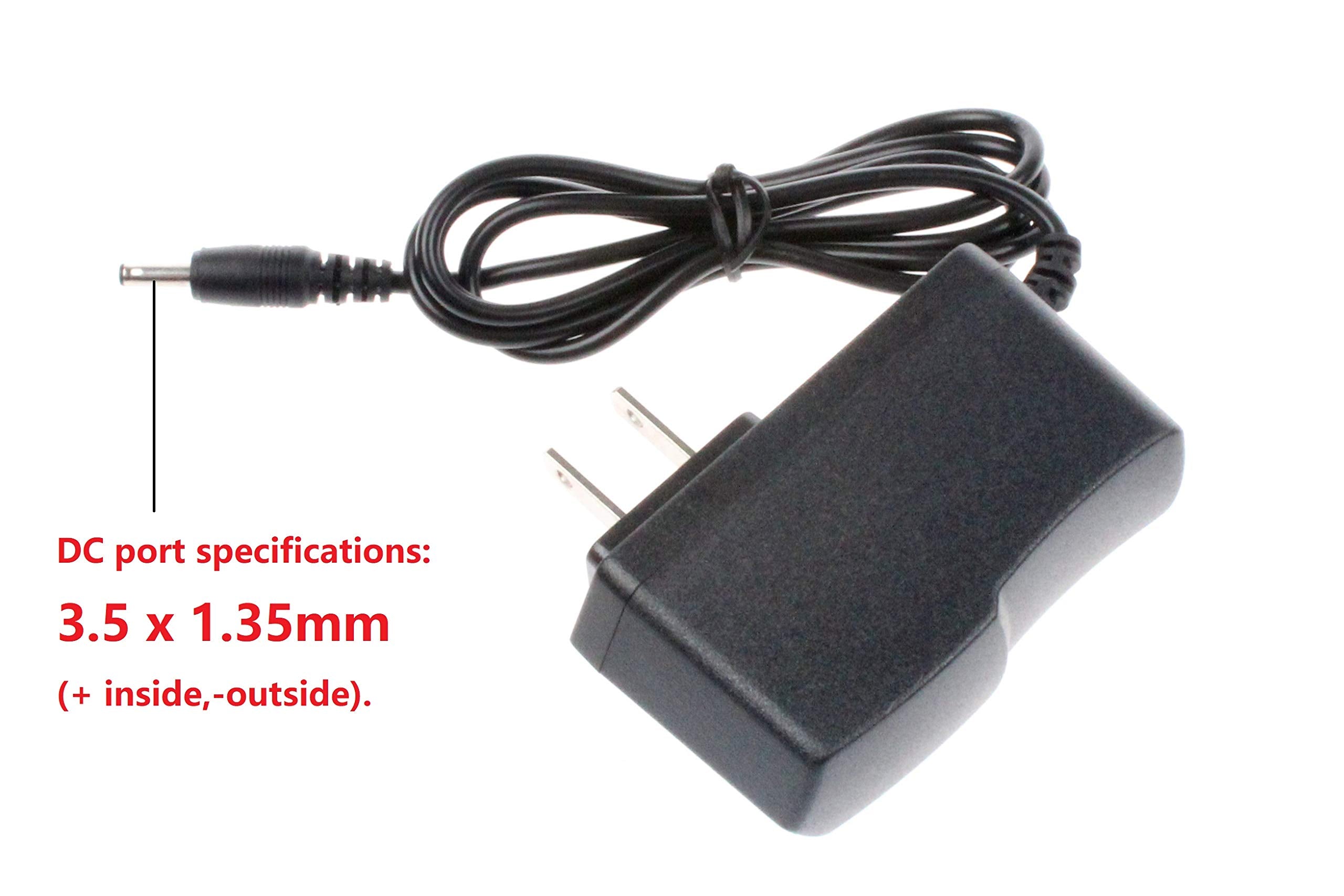 Noyito Ac To Dc 4.5V 1A 1000Ma Adapter Converter Ac120V 100-240V To 4.5V Power Supply Dc Interface 3.5 X1.35Mm Wire Length 4.9 F