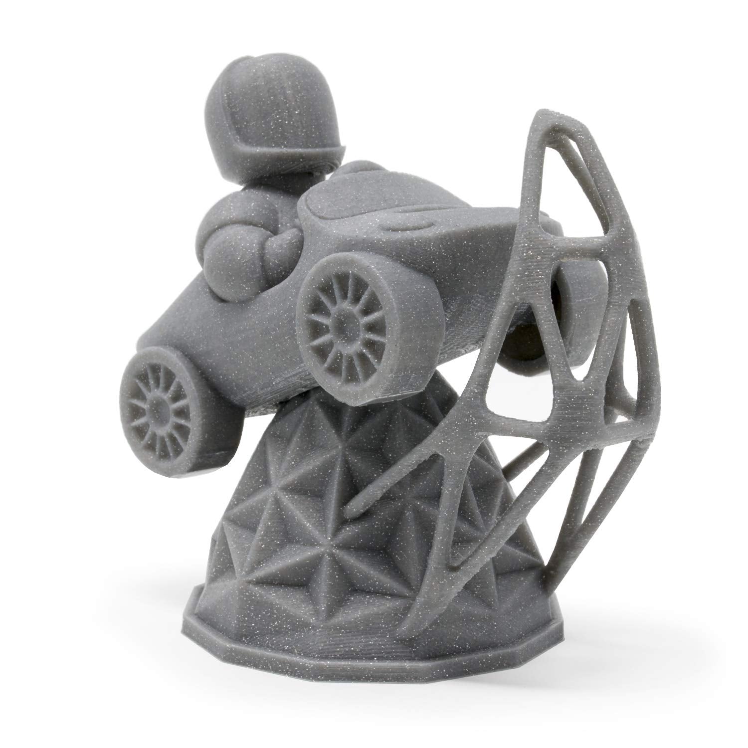 Gizmo Dorks Glitter Pla 3D Printer Filament 1.75Mm 1Kg, Gray