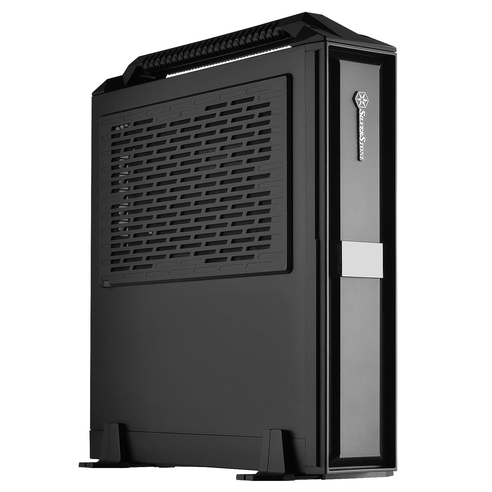 Silverstone Technology Mini Itx Slim Small Form Factor Computer Case With Handle Ml08B H