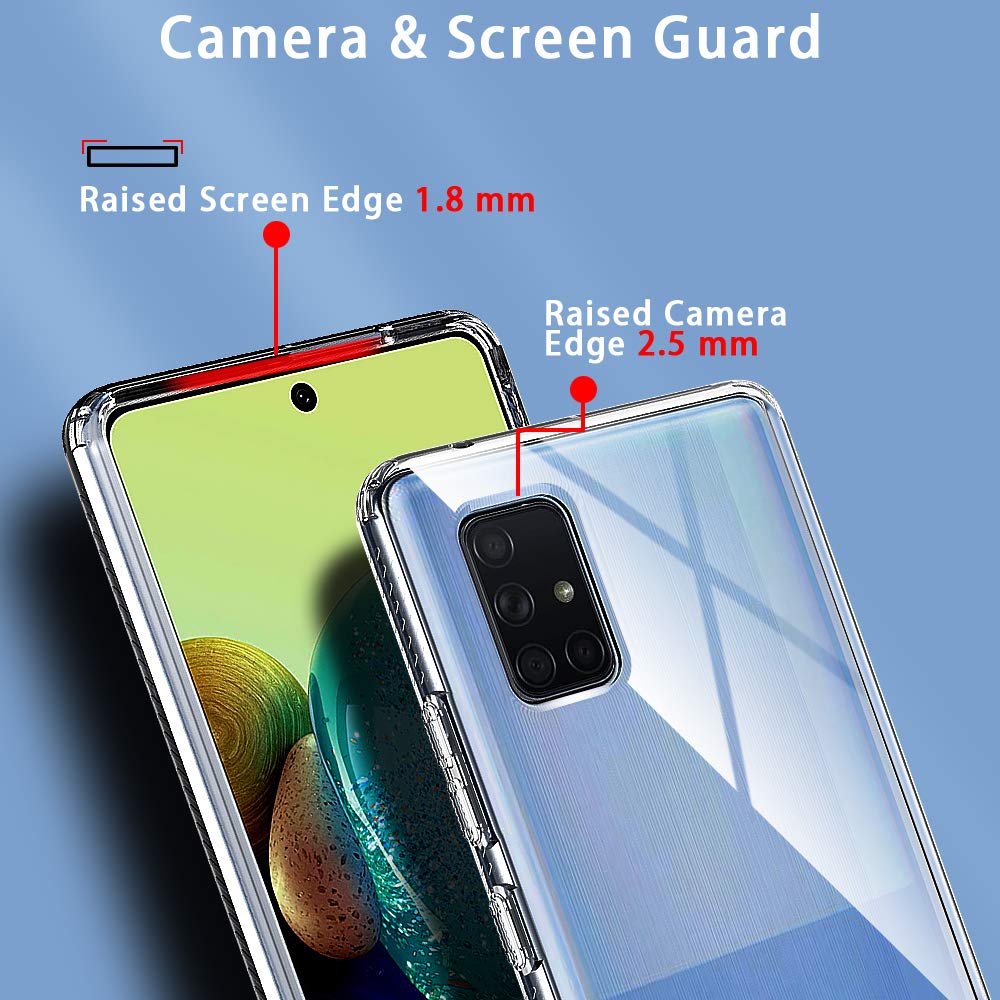 Annsd Samsung A71 5G Case, Scratch Resistant & Anti Slip Crystal Clear Soft Tpu Slim Fit Case For Samsung Galaxy A71 5G/A71 5G S