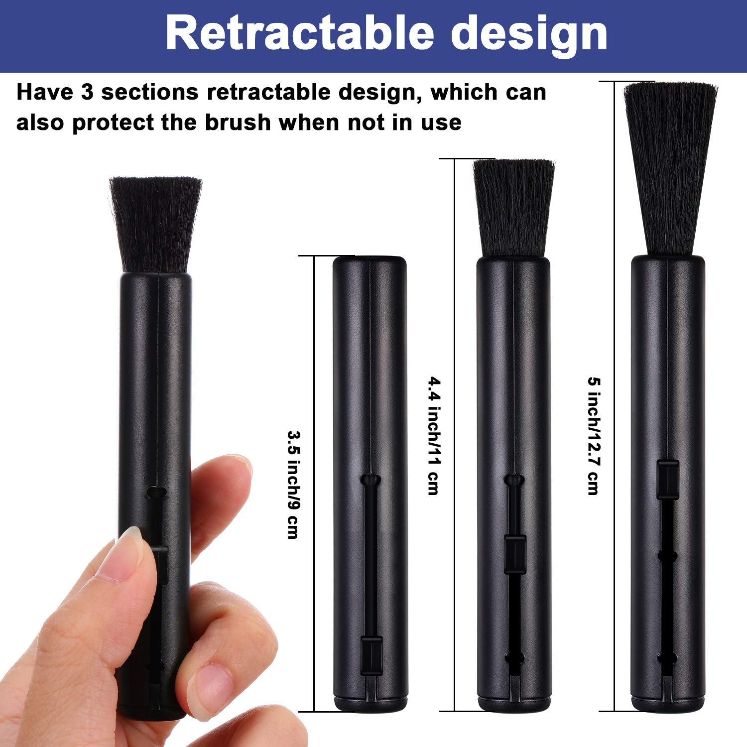 6 Pieces Portable Laptop Cleaning Brush Electronic Cleaning Brush Swipe Computer Brush For Laptops Keyboard Mobile Phones Camera