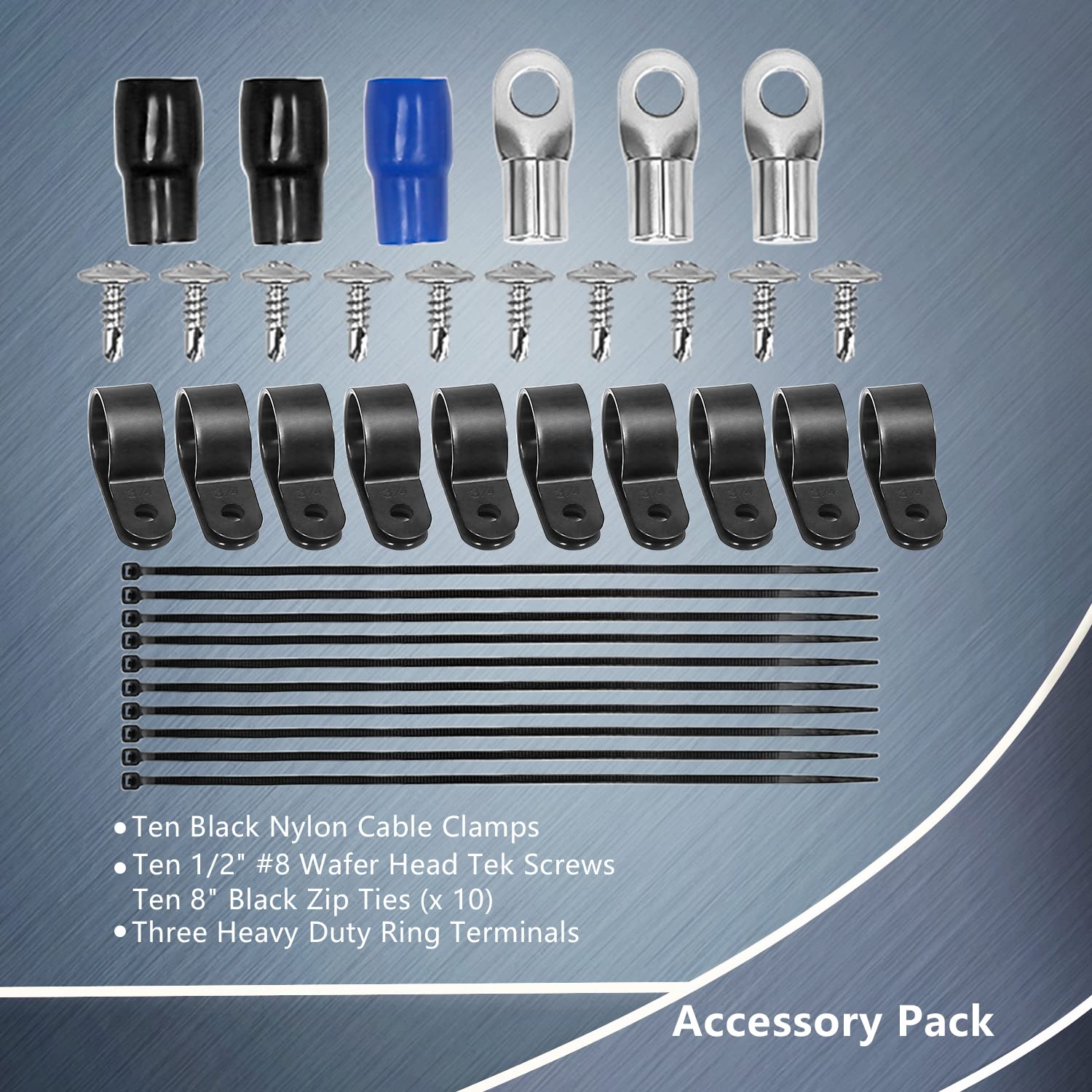 Recoil Rbg3 True Spec 1/0 Gauge Wire Big 3 Amp Wiring Upgrade Kits For Car Audio Systems