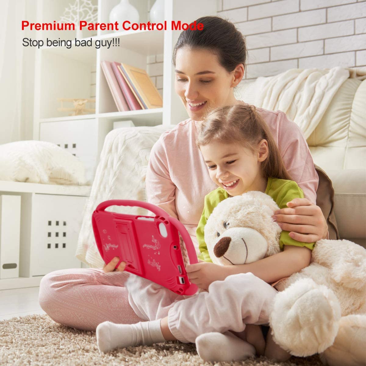 Kids Tablet 7Inch Toddler Tablet 32Gb Google Play Android Tablet For Kids App Preinstalled Learning Education Tablet Wifi Camera