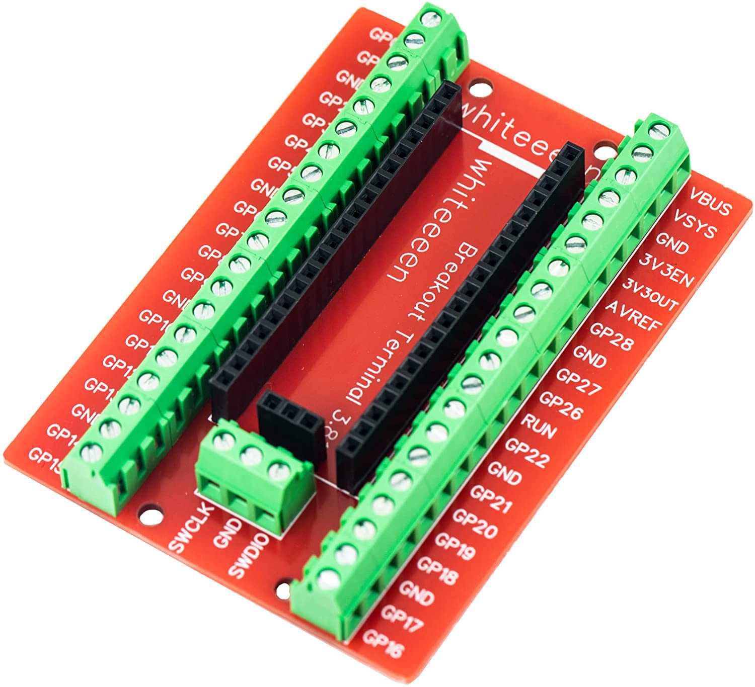 Compatible For Pi Pico Io Breakout Board 3.81Mm Terminal For Raspberry Pi Pico (0.15'' Terminal 1Pcs)