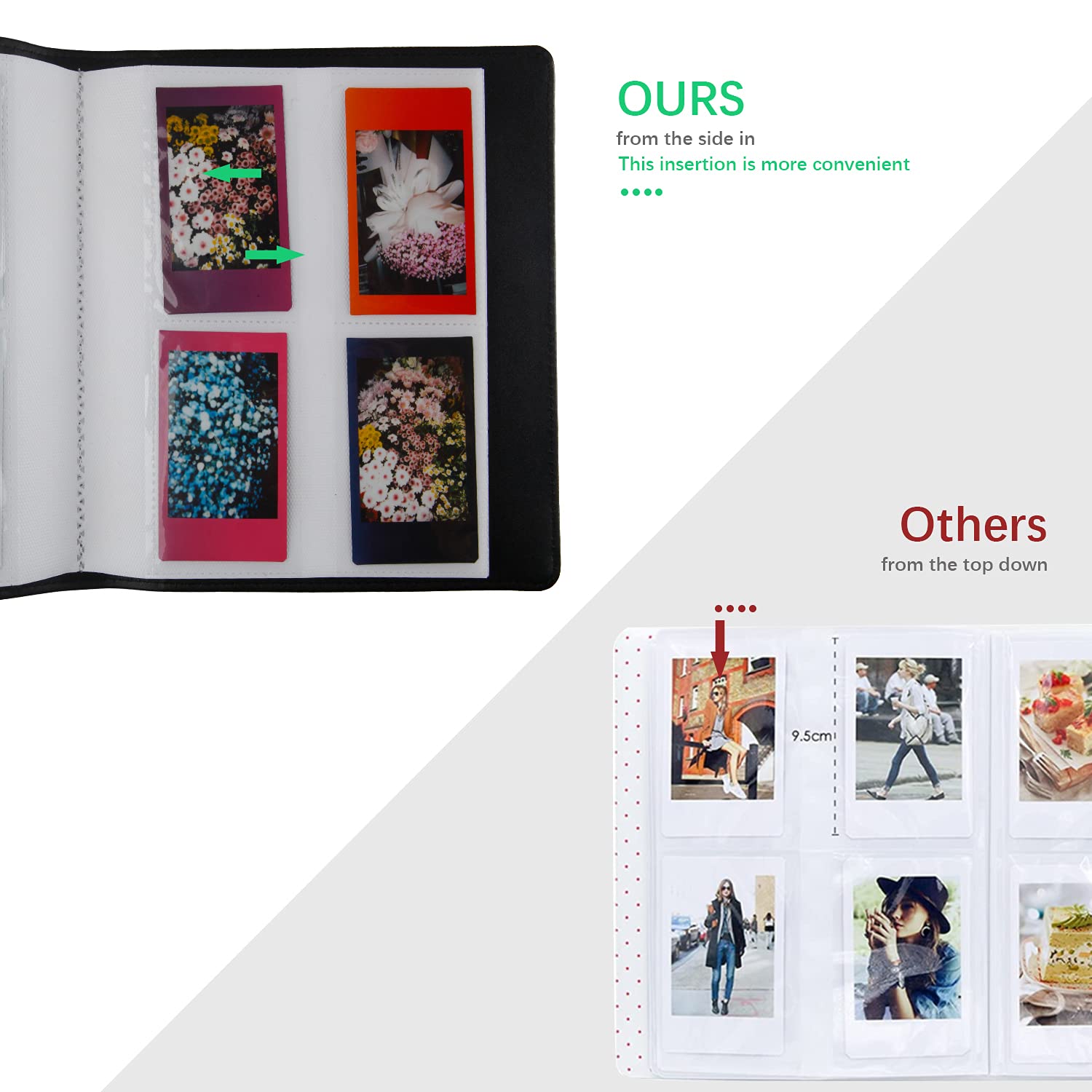 256 Pockets Mini Photo Album For Fujifilm Instax Mini 12/Mini 11/Mini 9/Mini 99/Mini 8/Mini 40 Instant Camera, For Polaroid Snap