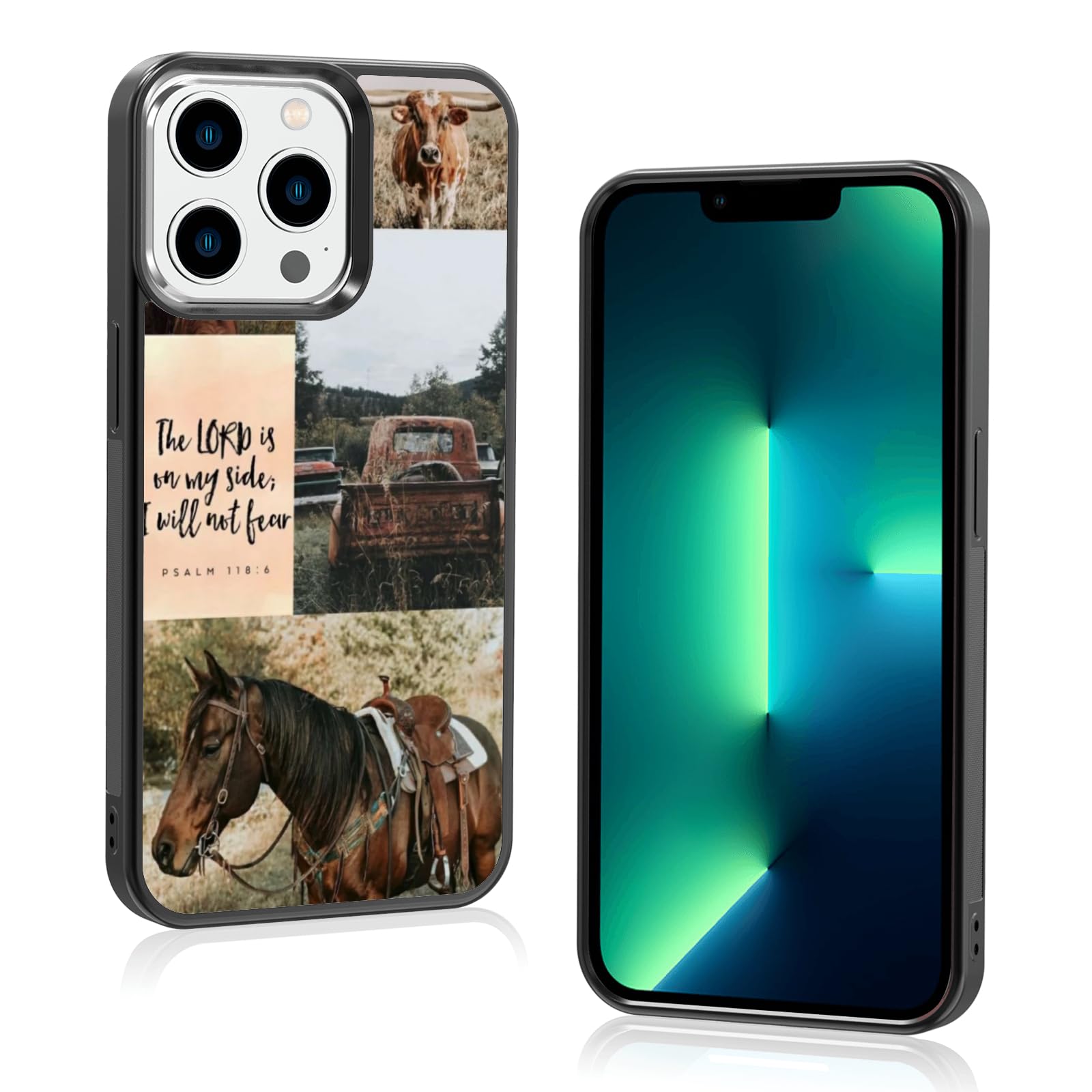 Traday Western Phone Case Compatible With Iphone 13 Pro Horse Phone Case