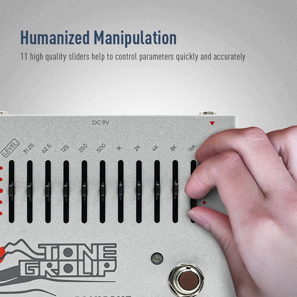 Sonicake Eq Equalizer Guitar Effects Pedal Tone Group 10-Band