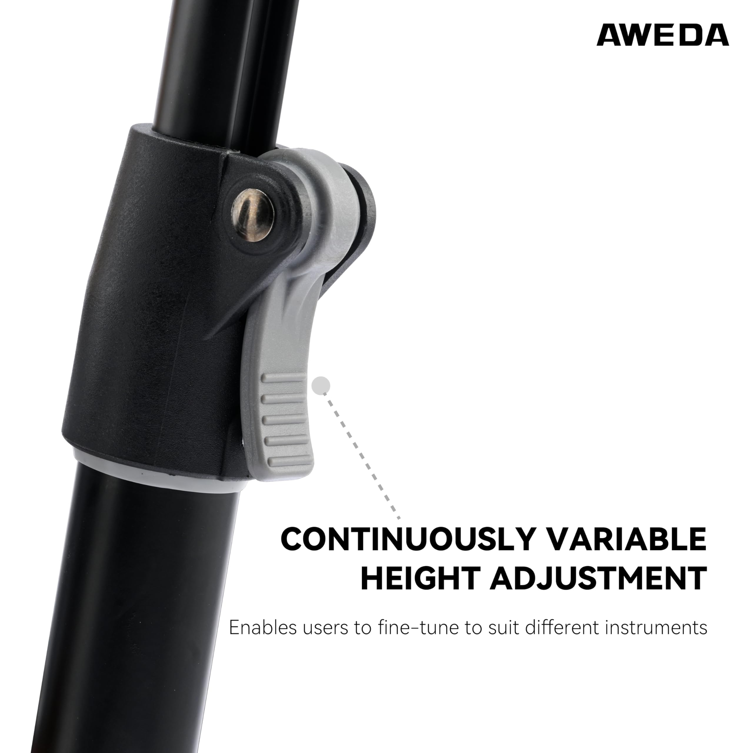 Aweda Auto Fit System Single Guitar Stand Universal Portable Guitar Stand Adjustable Folding Hanging Guitar Floor Stands For Aco
