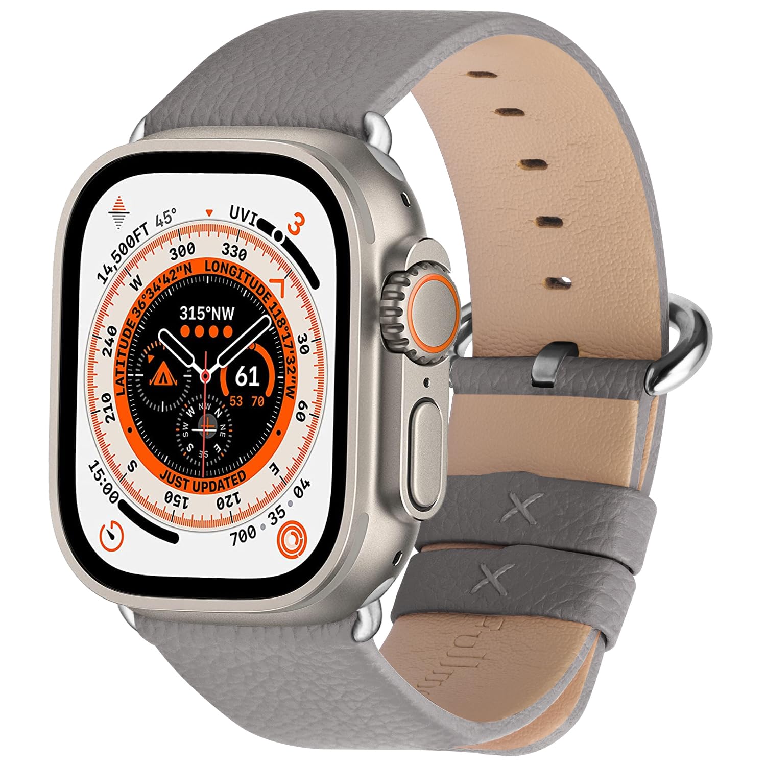 Fullmosa Leather Bands Compatible With Apple Watch 45Mm 44Mm 42Mm 49Mm 41Mm 40Mm 38Mm Women Band Strap For Iwatch Ultra 2/Ultra/