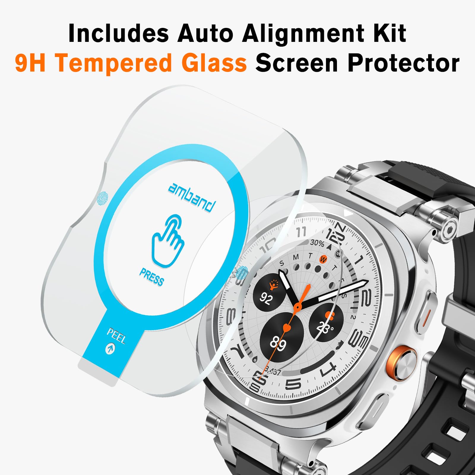 Amband For Samsung Galaxy Watch Ultra (2024) Bands For Men, Stylish Strap With 316L Stainless Steel Lug For Galaxy Watch7 Ultra