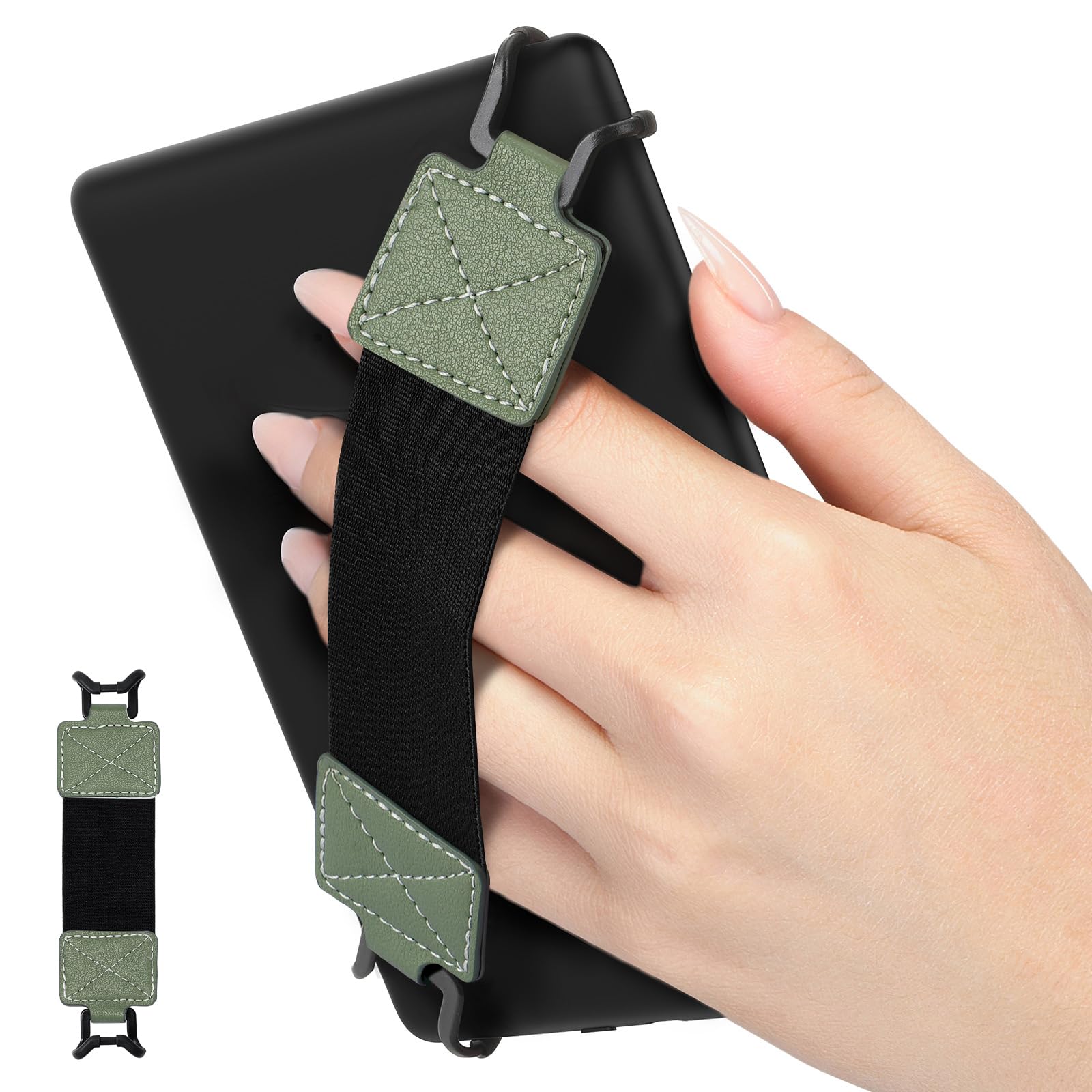 MoKo Security Hand-Strap for 6-8 eReaderFire Tablet, Kindle/Kobo/Voyaga/Lenovo/Sony Kindle E-Book Tablet, Elastic Versatile Hand