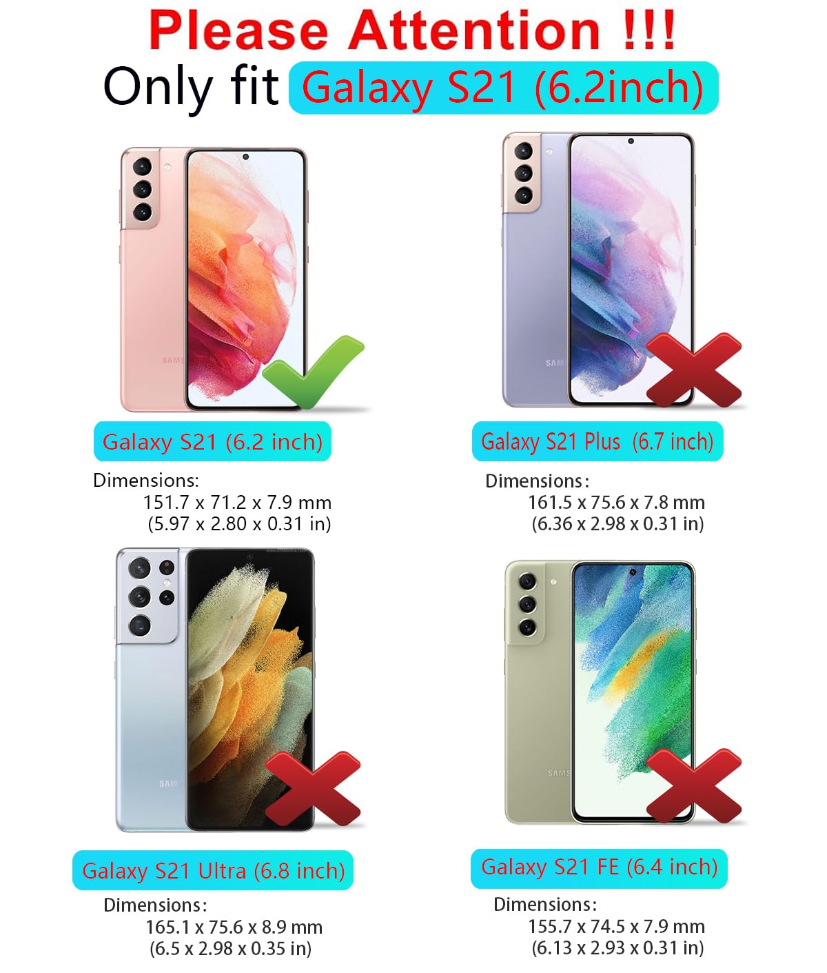 Sunstory For Samsung Galaxy S21 5G Case With Hd Screen Protector & Slide Camera Cover & Rotated Ring Kickstand, [Military Grade]